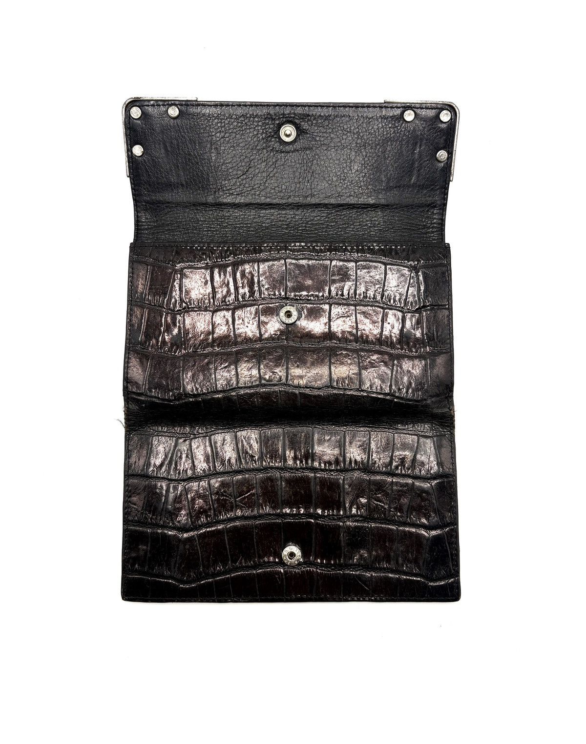 Brighton Brighton Croc-Embossed Leather Wallet Size ONE SIZE - 3 Thumbnail