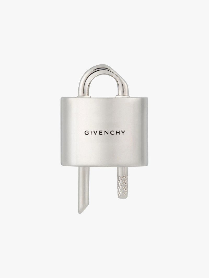 Givenchy o1n1vont0326 Size:58/U Lock Ring in Silver Size ONE SIZE - 2 Thumbnail