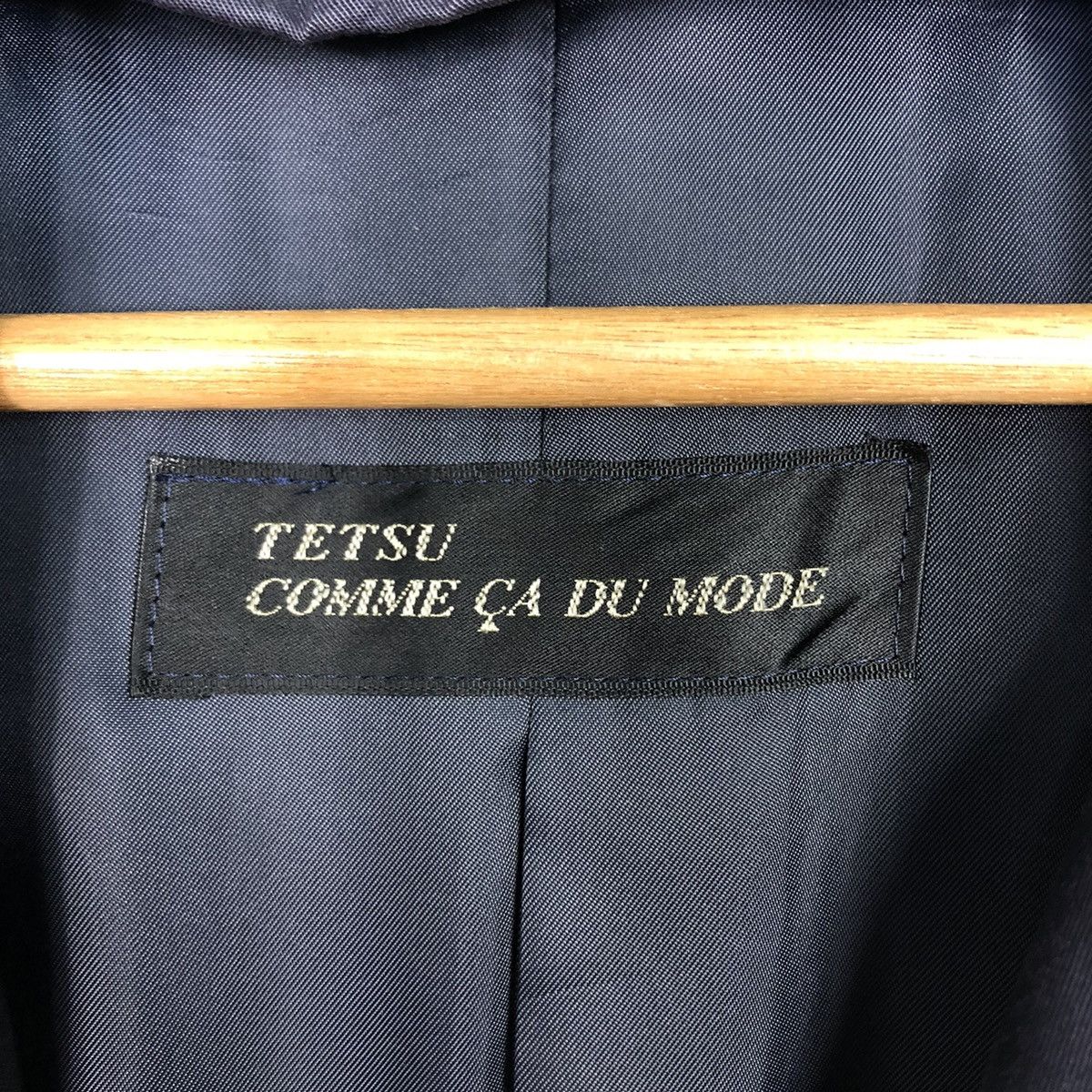 Japanese Brand 📌Rich Blue Vtg Long Jacket Comme Ca Ism Mode Issey Miyake Size US M / EU 48-50 / 2 - 19 Thumbnail