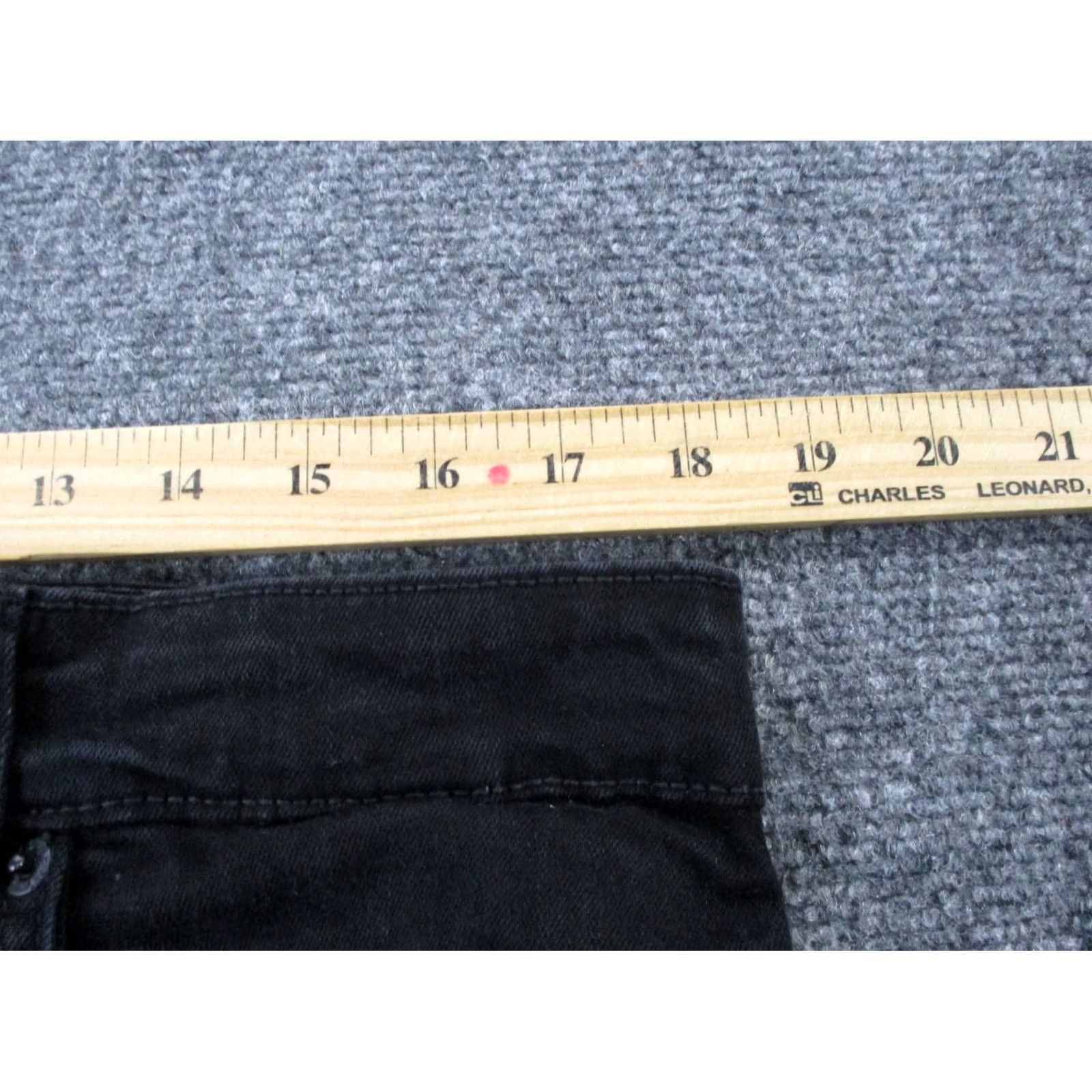 Vintage Spark Jeans Mens 36 X 32 Black Denim Skinny Fit Stretch Distressed Casual Slim Jeans Size US 36 / EU 52 - 6 Thumbnail