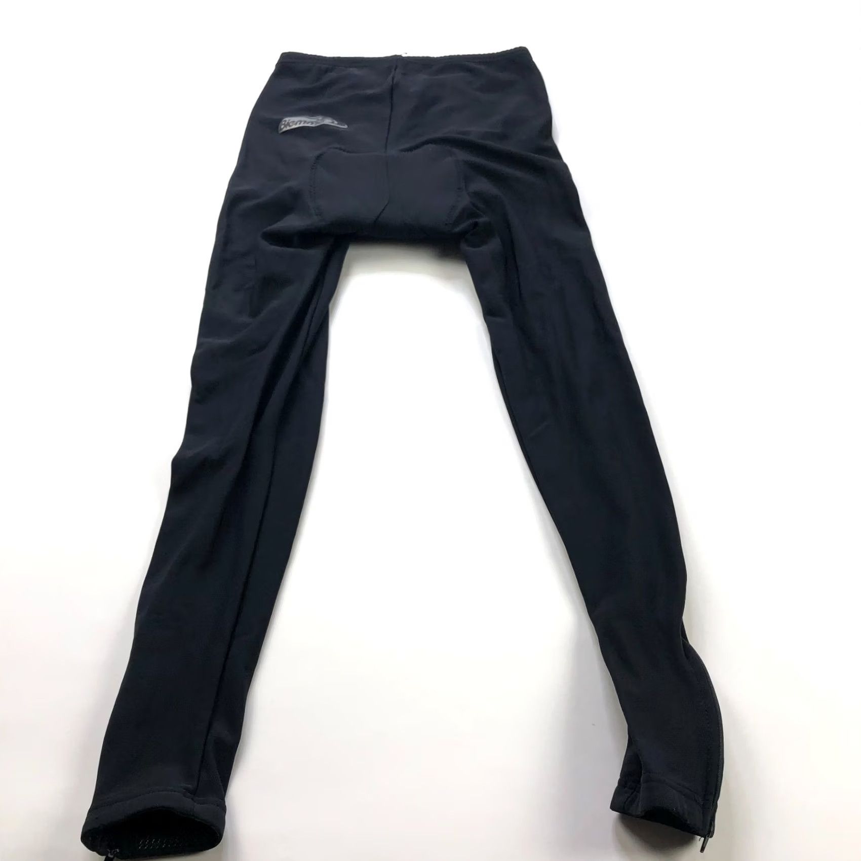 Diemme Biemme Pants Tights Women's Large 4 (Fit 25W 28L) Black Cycling Riding Ankle Zip Size 36" / US 14 / IT 50 - 6 Thumbnail