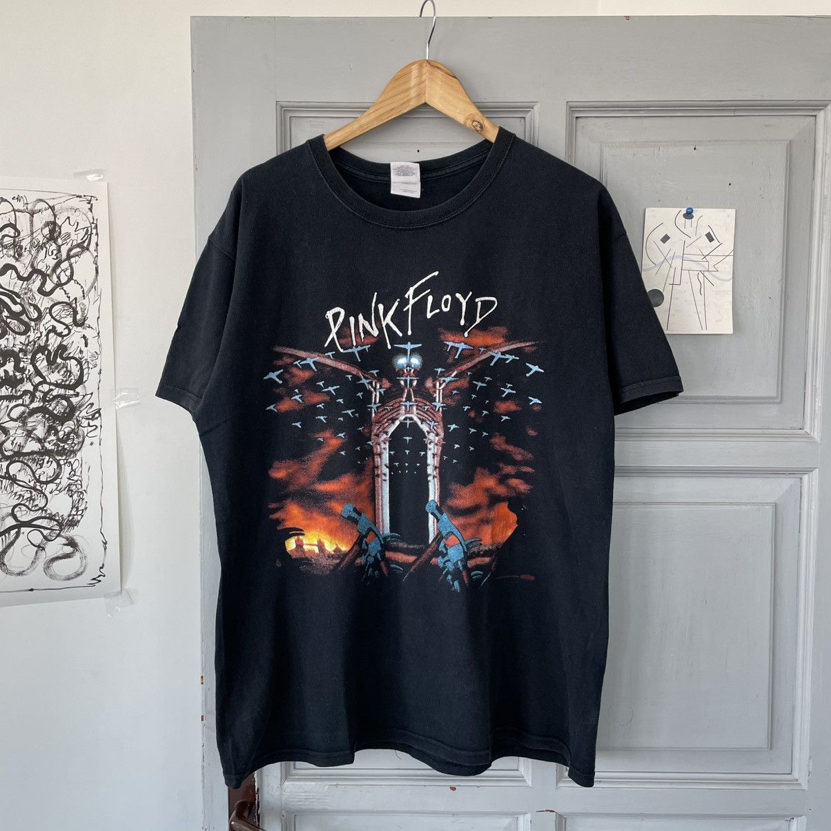 Vintage 00's Pink Floyd the wall Classic Rock T-shirt