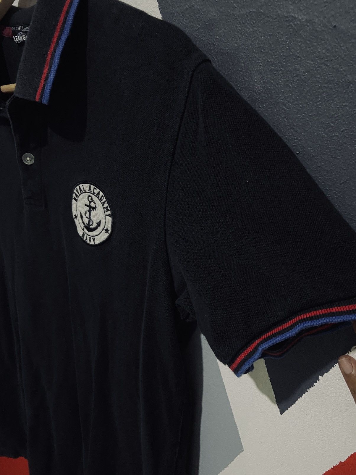 Beams Plus Naval Academy Navy Polo Tee Size US M / EU 48-50 / 2 - 3 Thumbnail