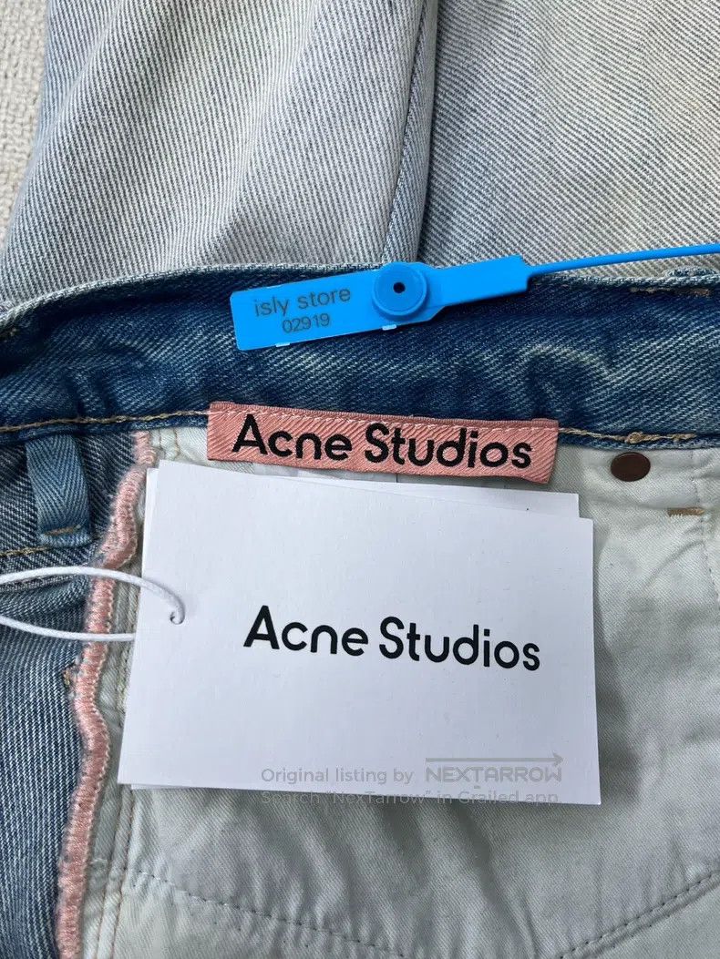 Acne Studios Acne Studios Ripped wide-leg mid-rise loose fit jeans Size 30" / US 8 / IT 44 - 4 Thumbnail