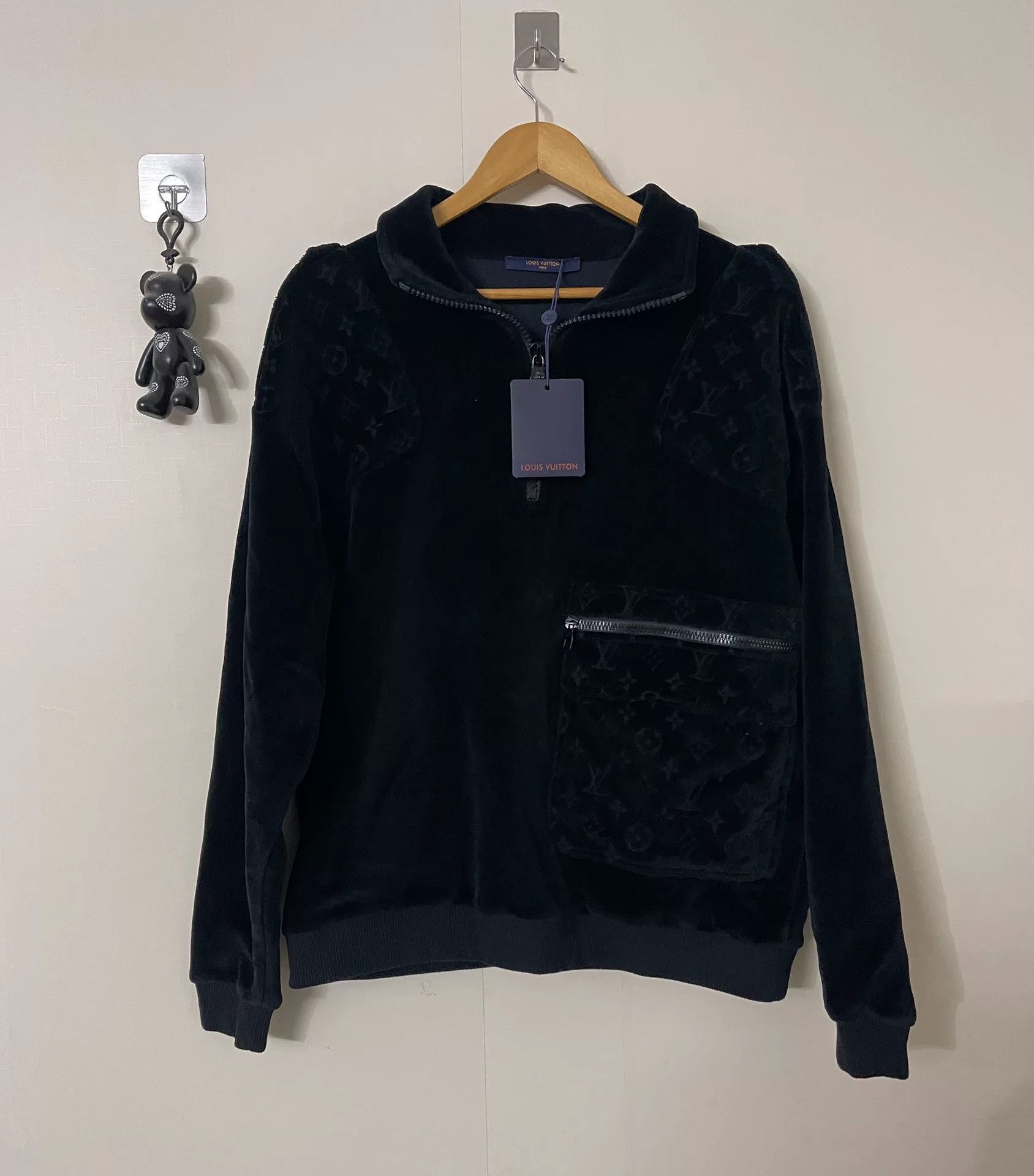 LVXWA lv velvet half-zip sweatshirt Size ONE SIZE - 1 Thumbnail