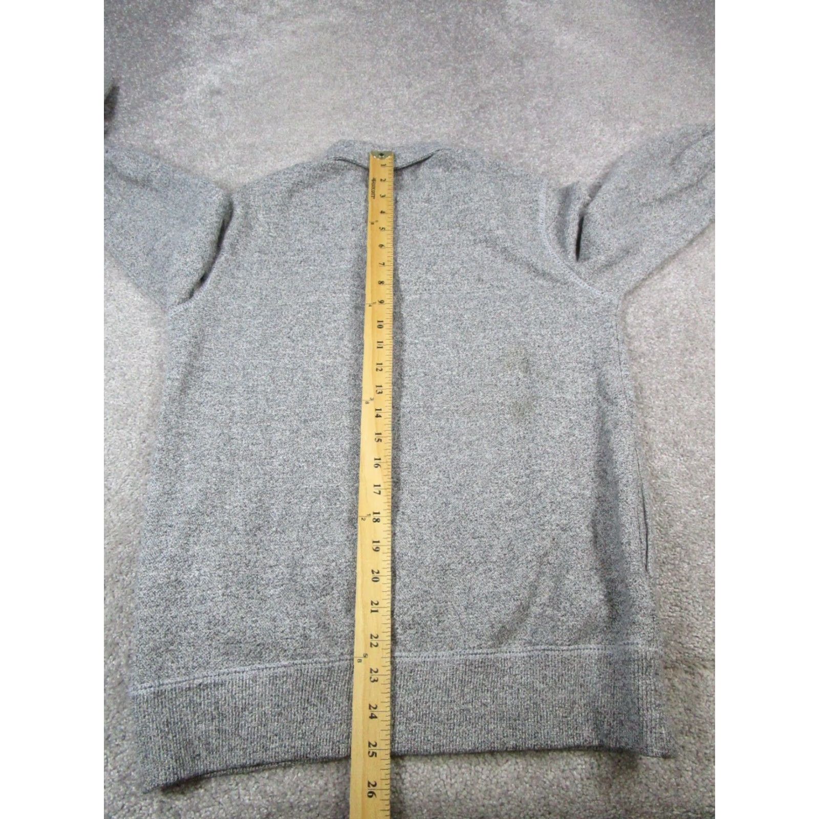 Roots VINTAGE Roots Sweater Womens XS Gray Cotton Blend Fleece Pullover Semi-Quarter Zip Casual Size XS / US 0-2 / IT 36-38 - 7 Thumbnail