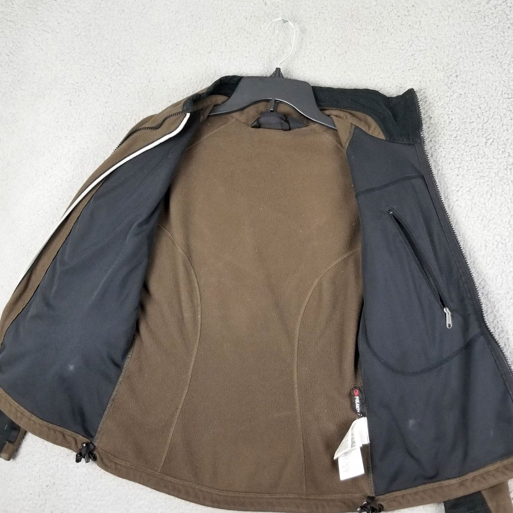 Mountain Hardwear VINTAGE Mountain Hardwear Jacket Womens XS Polartec Brown Full Zip Fleece Coat Size XS / US 0-2 / IT 36-38 - 6 Thumbnail