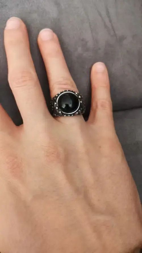 Jewelry Black Ring Size ONE SIZE - 3 Thumbnail
