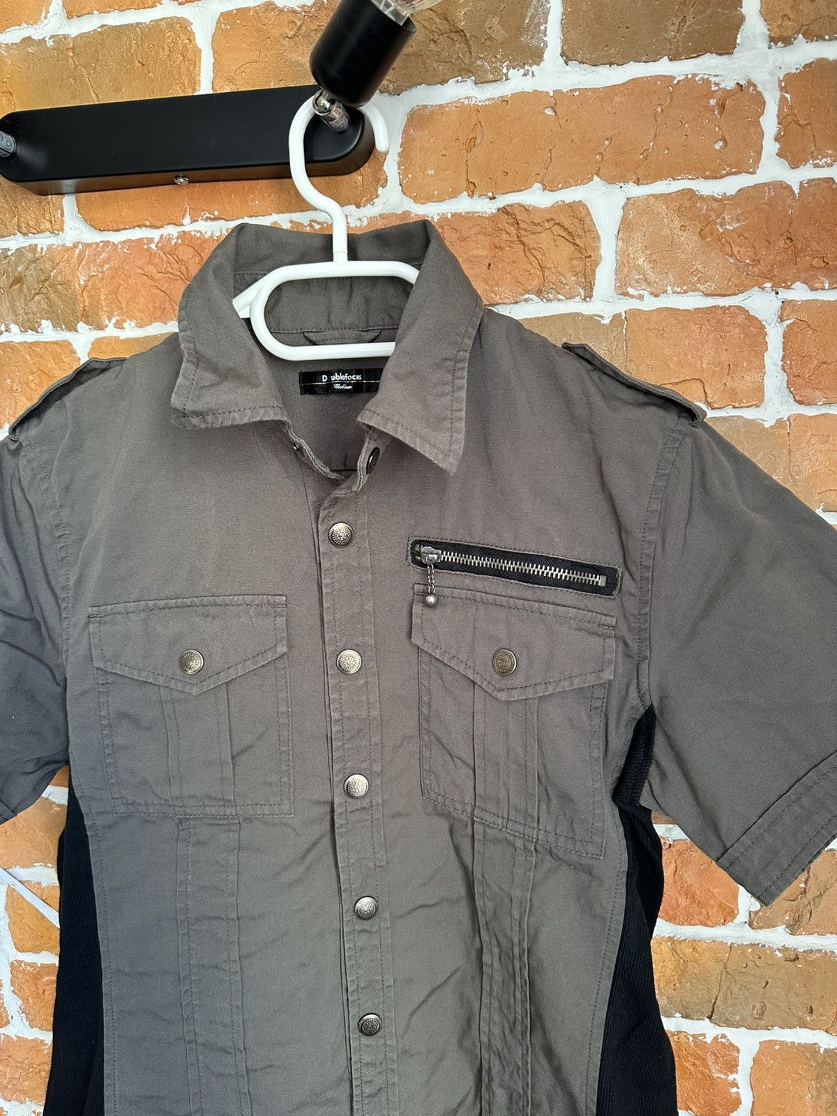 Japanese Brand Doublefocus Japanese Brand Spectrum Punk Style Polo Tee Size US M / EU 48-50 / 2 - 2 Thumbnail