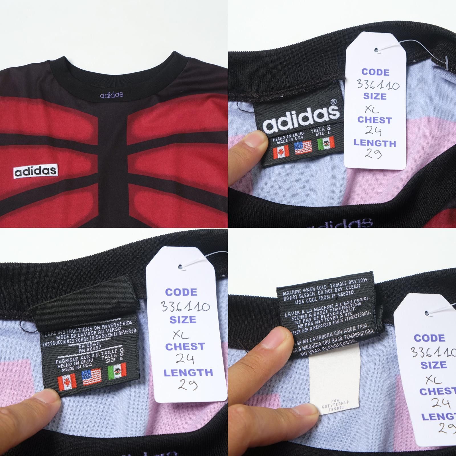 Adidas 1996 Adidas Template (Argentina) Goalkeeper Shirt (XL) Size US XL / EU 56 / 4 - 4 Thumbnail
