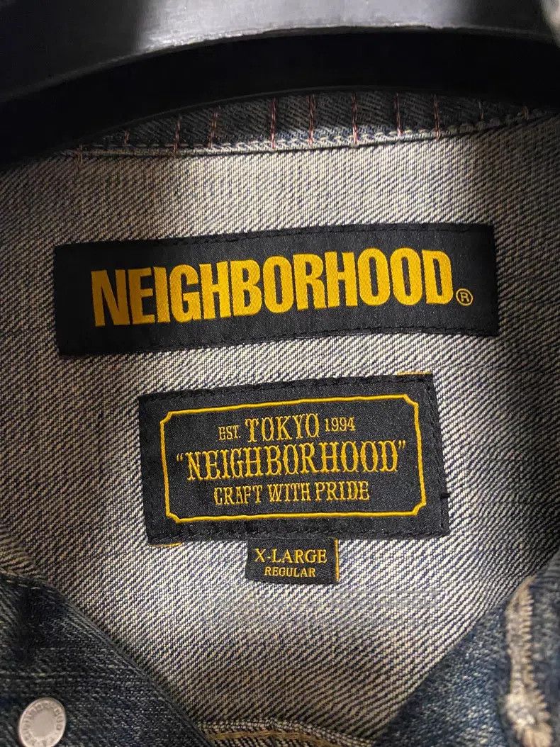 Neighborhood Neighborhood Distressed King Washed Jacket Size US XL / EU 56 / 4 - 3 Thumbnail
