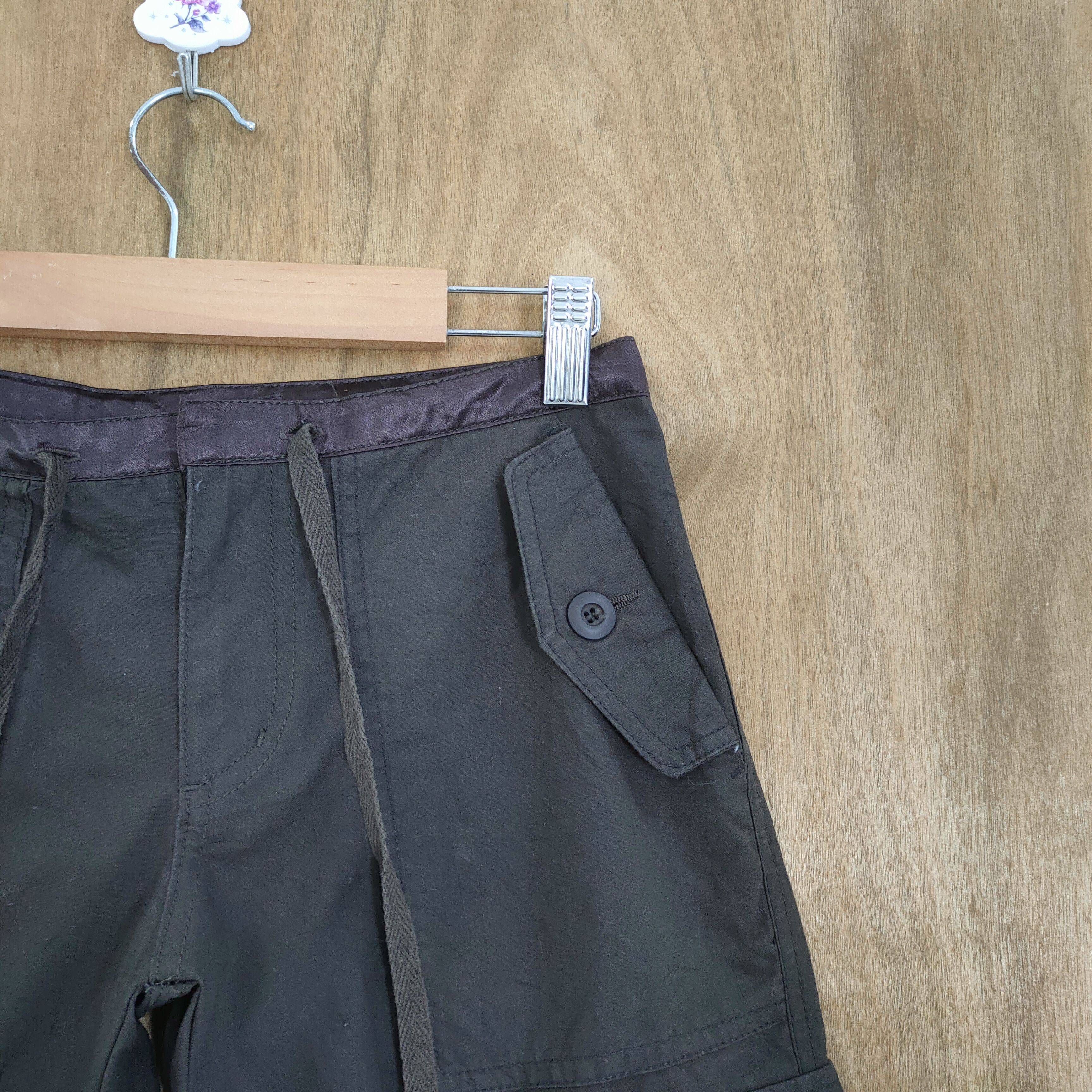 Japanese Brand JAPANESE BRAND BROWN CARGO PANTS Size US 26 / EU 42 - 6 Thumbnail
