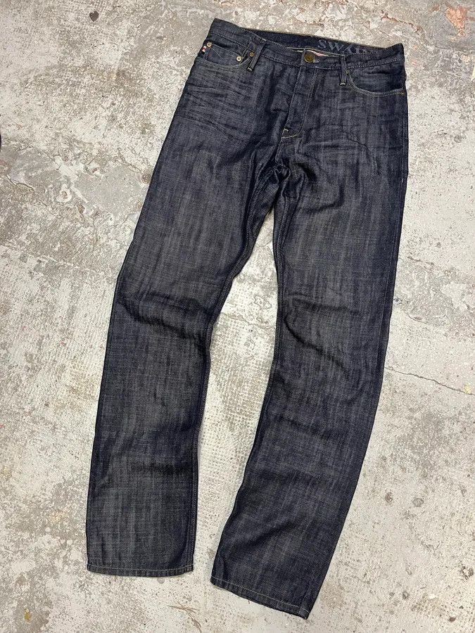Burberry × Vintage 2000s Burberry Raw Denim Jeans Size US 33 - 5 Thumbnail