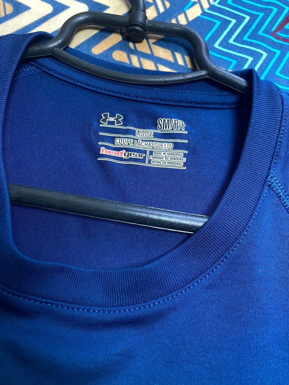 Under Armour Streetwear T-Shirt Under Armour big logo blue Y2K Vintage Size US S / EU 44-46 / 1 - 2 Thumbnail