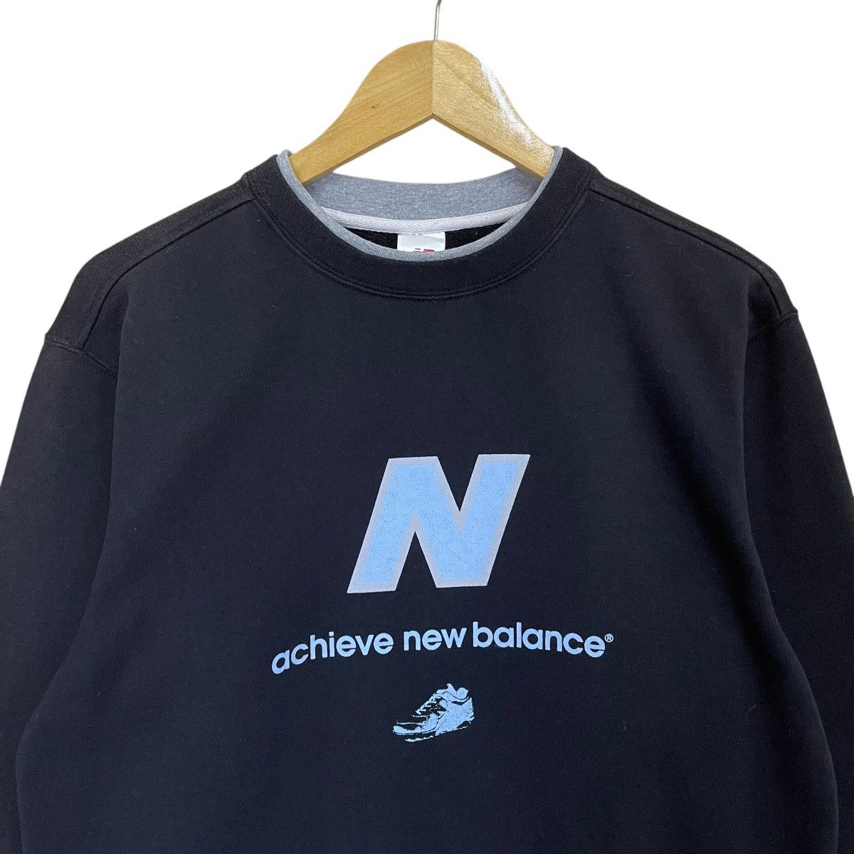 New Balance New Balance Spellout Logo Pullover Sweatshirt Size US L / EU 52-54 / 3 - 4 Thumbnail