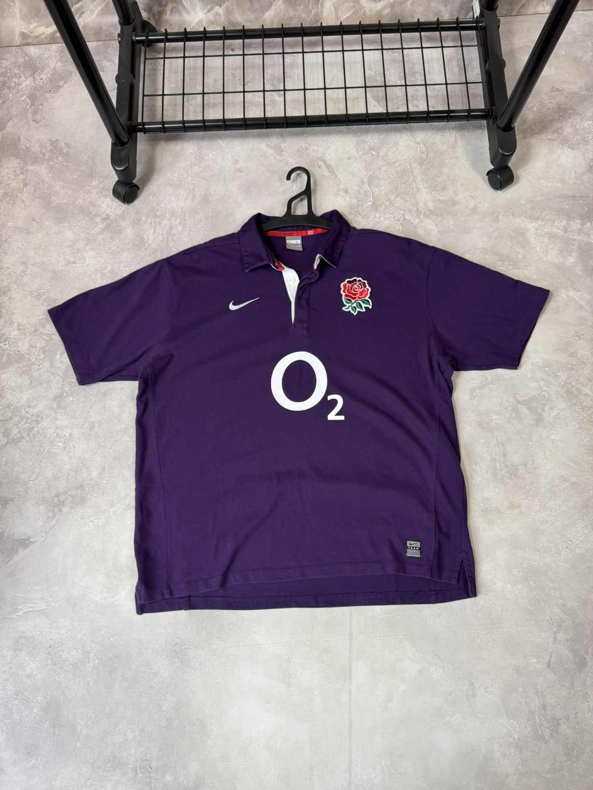 Vintage Vintage Nike England Polo Tee Size US XL / EU 56 / 4 - 1 Thumbnail