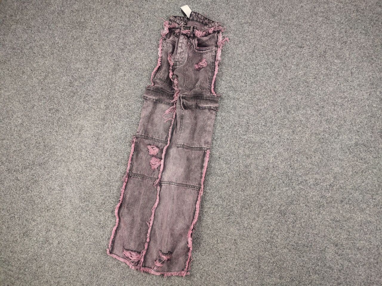 Hysteric Glamour Vintage Japan Denim flare frayed edge cargo jeans Y2K Style Size US 29 - 3 Thumbnail