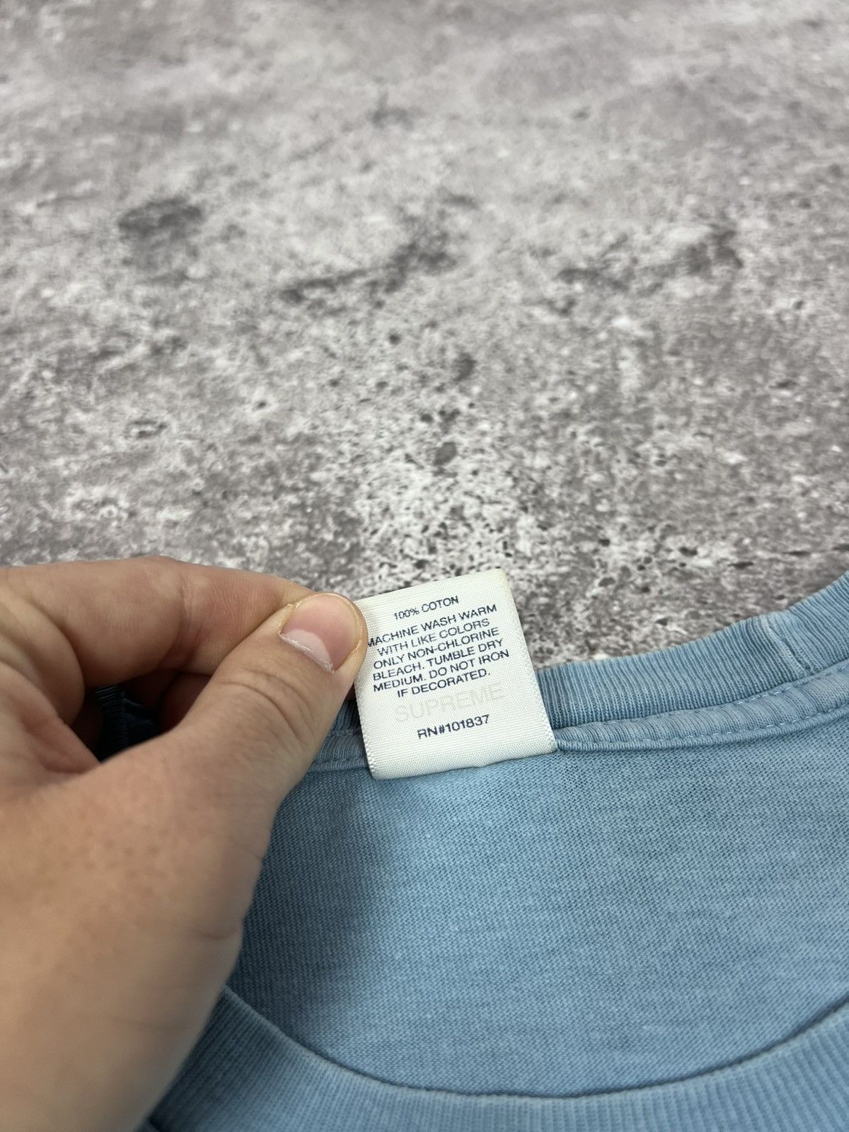 Supreme Supreme Anno Domini Tee Light Blue T-shirt Size US M / EU 48-50 / 2 - 13 Thumbnail