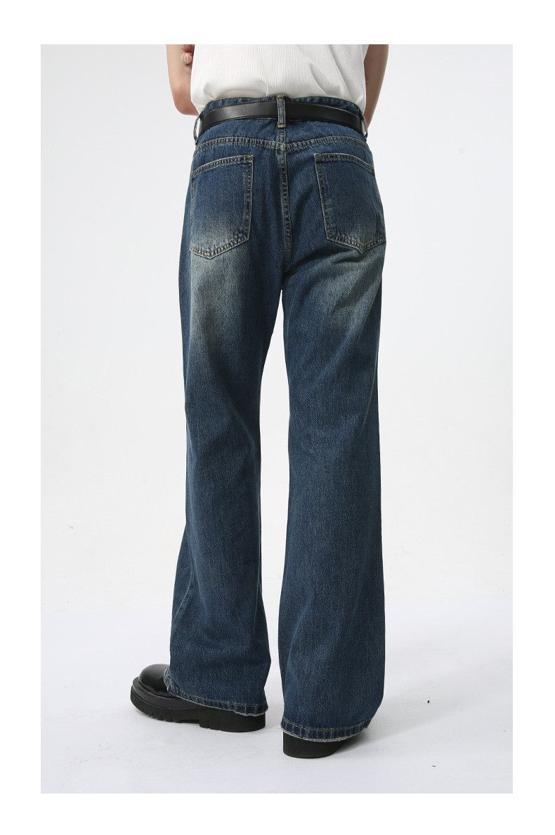 Japanese Brand × Jean High street retro distressed washed flared denim jeans Size US 32 / EU 48 - 7 Thumbnail