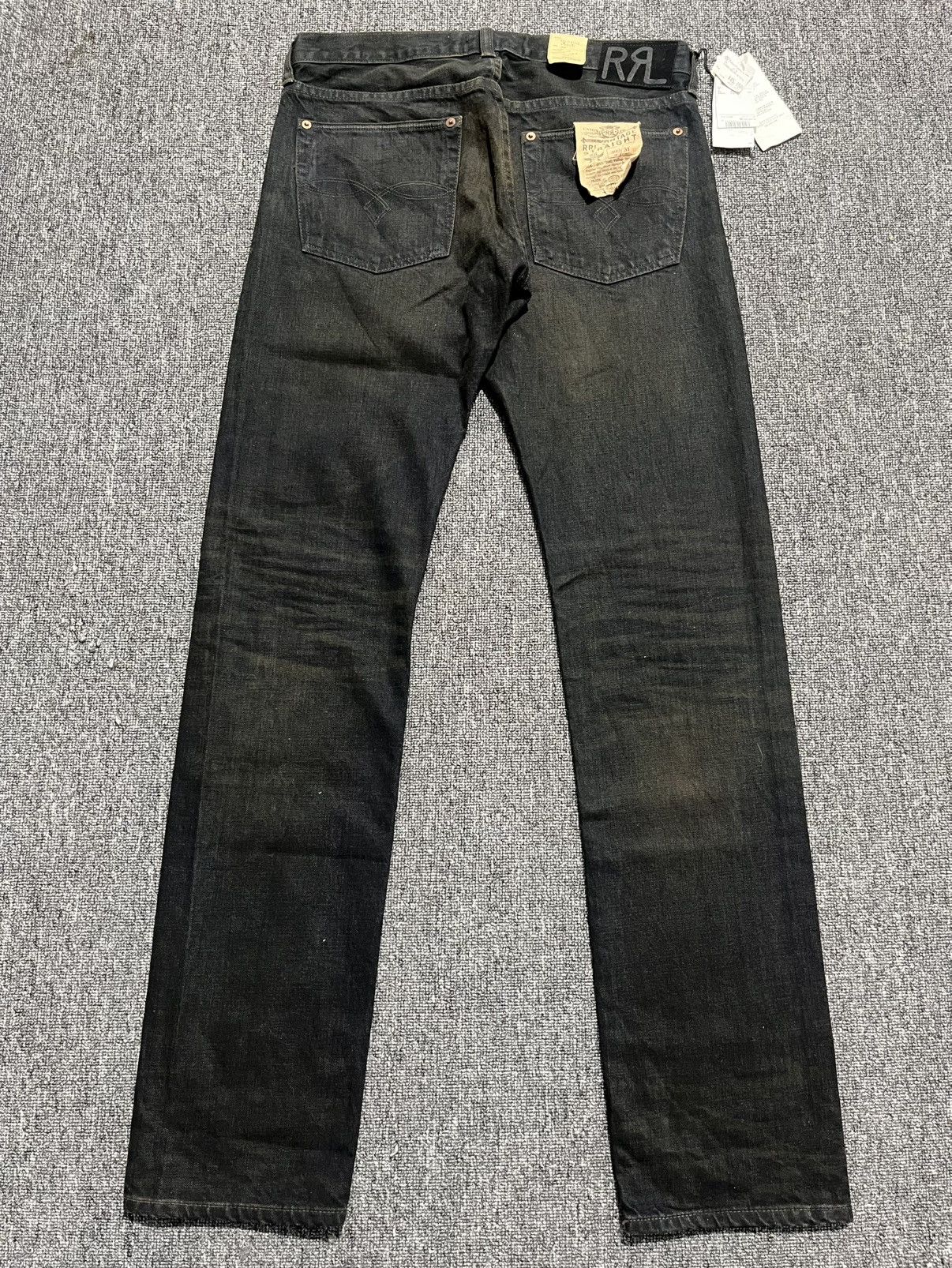 RRL Ralph Lauren Double RRL Denim Straight Selvedge Tombstone Size US 32 / EU 48 - 3 Thumbnail
