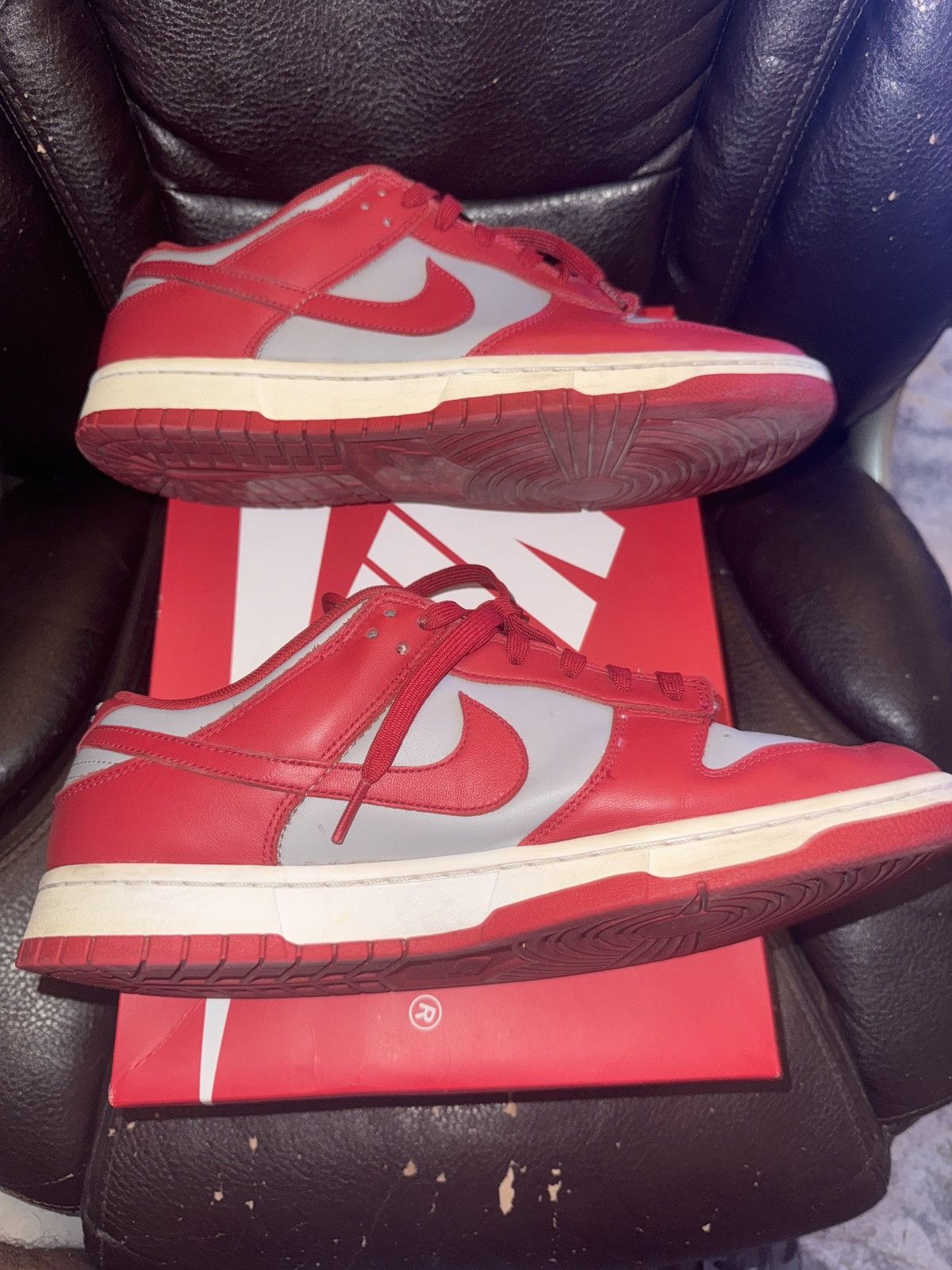 Nike Nike Dunk Low “UNLV” Size US 11 / EU 44 - 1 Thumbnail