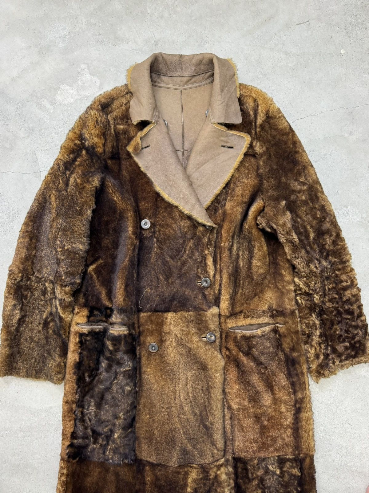 Giorgio Armani Giorgio Armani Reversible Lamb Long Coat Size US L / EU 52-54 / 3 - 8 Thumbnail