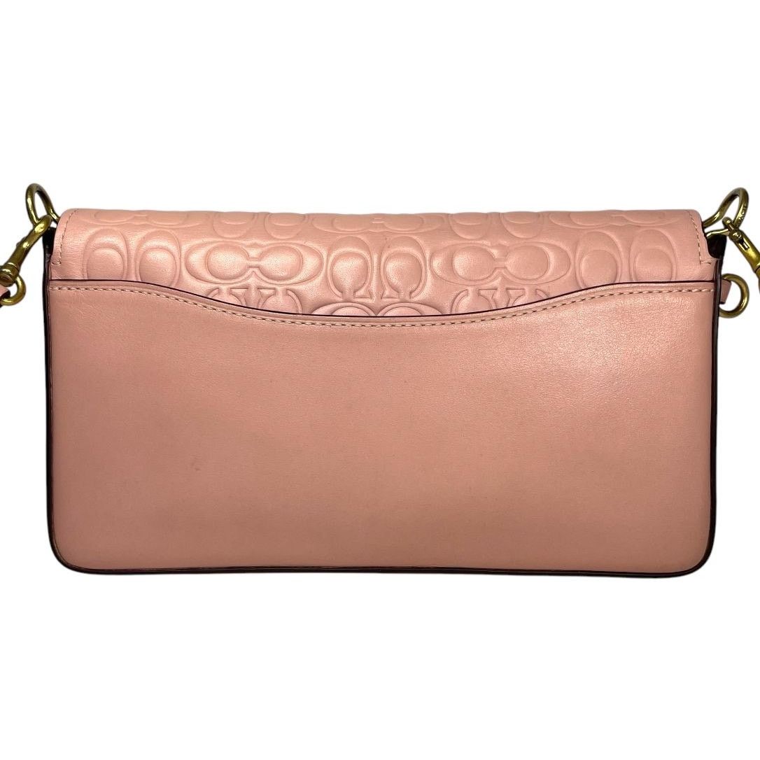 Coach Coach Dinky Crossbody Pink Embossed Kisslock Size ONE SIZE - 4 Thumbnail