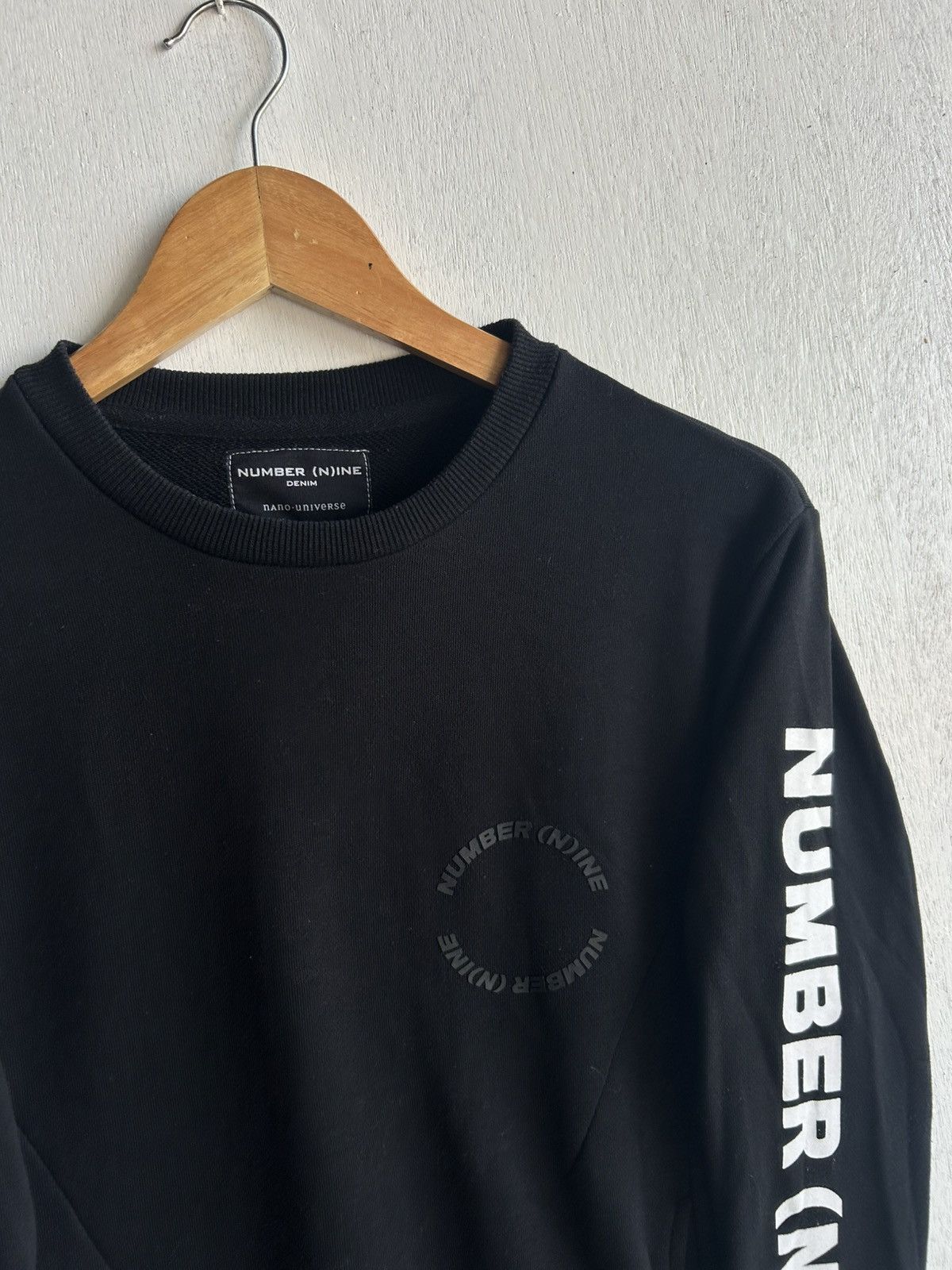 Number (N)ine Vintage number nine spellout sweatshirt Size US S / EU 44-46 / 1 - 2 Thumbnail