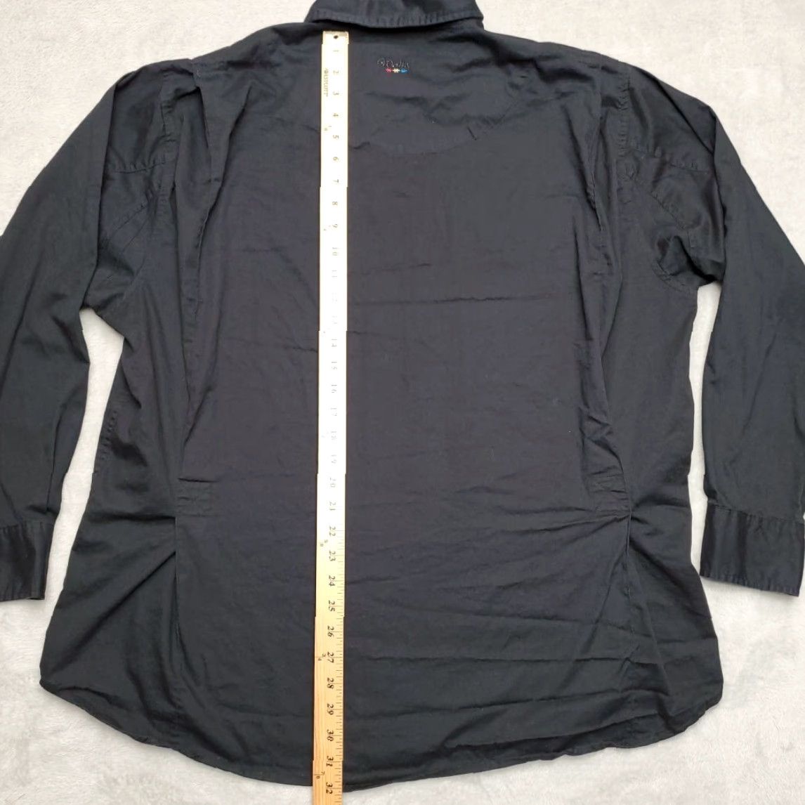 Walls VINTAGE Walls Ranch Wear Shirt Mens XL Black Long Sleeve Button Western Work Wear Cowboy Size US XL / EU 56 / 4 - 6 Thumbnail