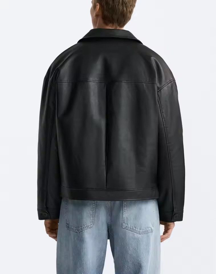 Japanese Brand Casual Imitation Leather Lapel Jacket Size US M / EU 48-50 / 2 - 3 Thumbnail