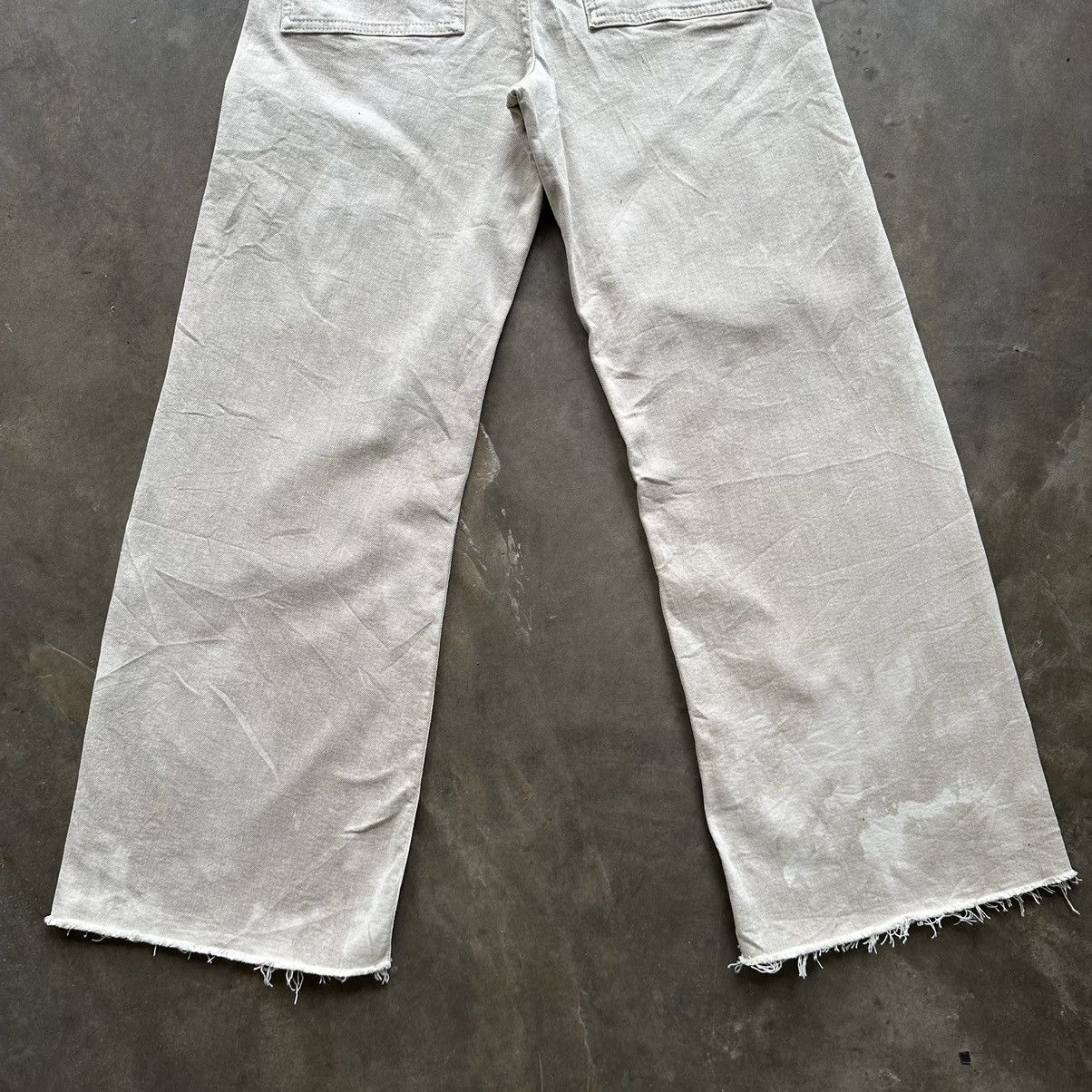 Japanese Brand Vintage Japanese Distressed Baggy Flare Trousers Pants Size US 28 / EU 44 - 9 Thumbnail