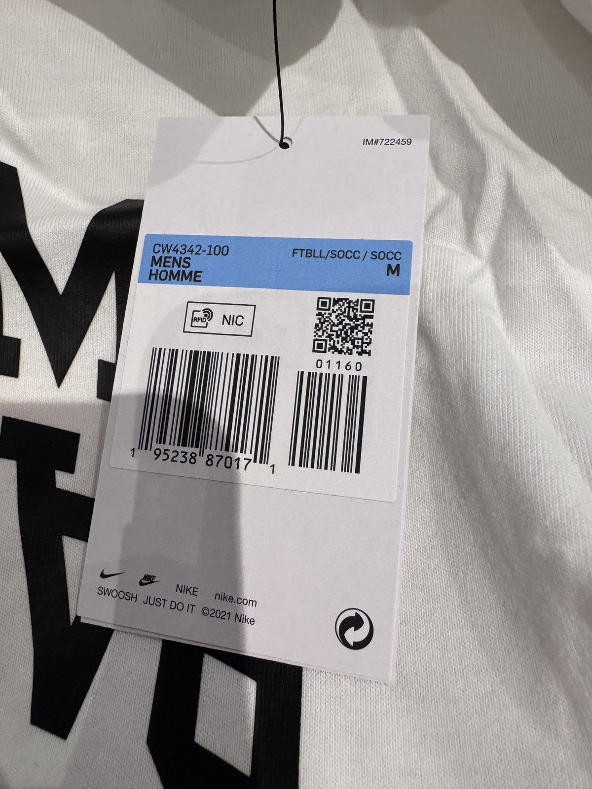 Nike Nike PARIS SAINT GERMAIN T-SHIRT IGNITE PANAME cw4342-100 Size US M / EU 48-50 / 2 - 5 Thumbnail