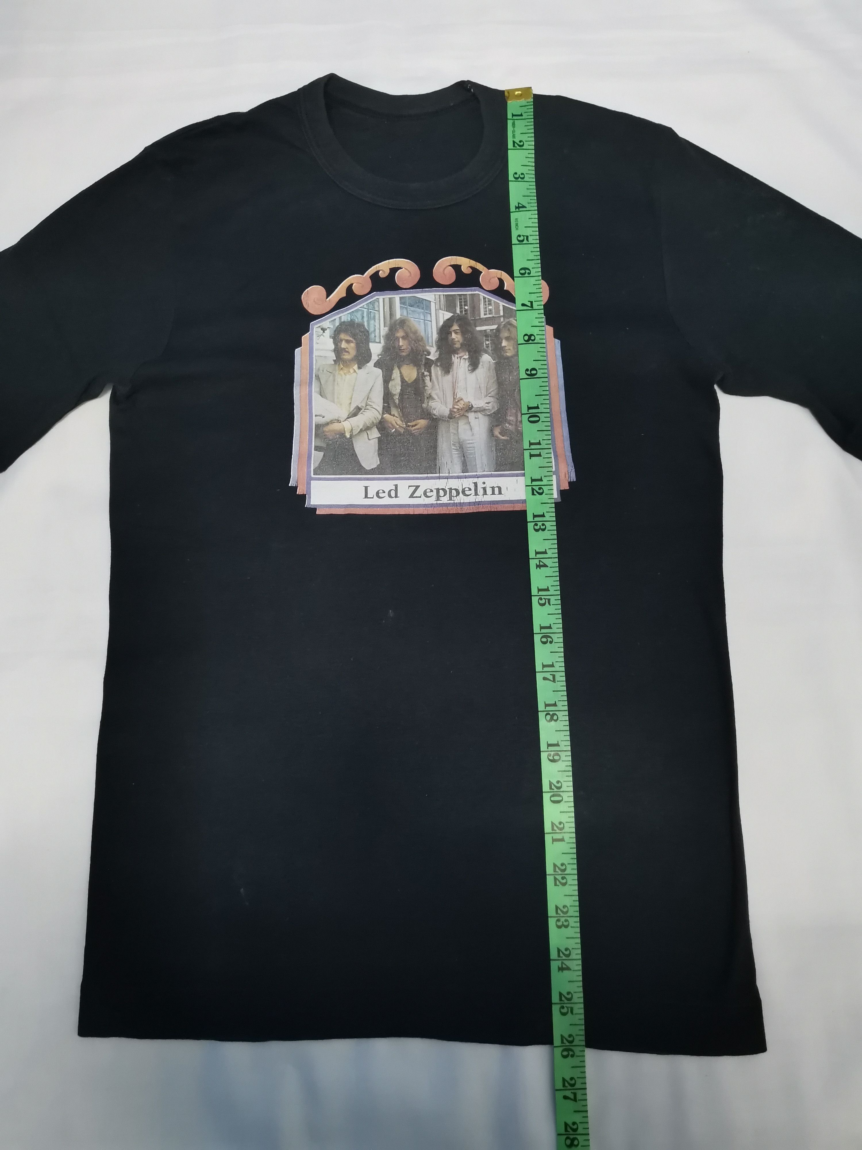Vintage True Vintage Led Zeppelin 70s Rock Band Tee Stitches Size US S / EU 44-46 / 1 - 5 Thumbnail