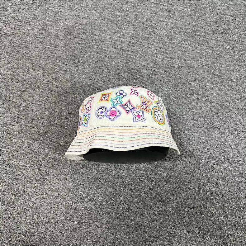 Louis Vuitton Louis Vuitton Graffiti Three-Flower Fisherman's Hat 2505-Ne Size ONE SIZE - 2 Thumbnail