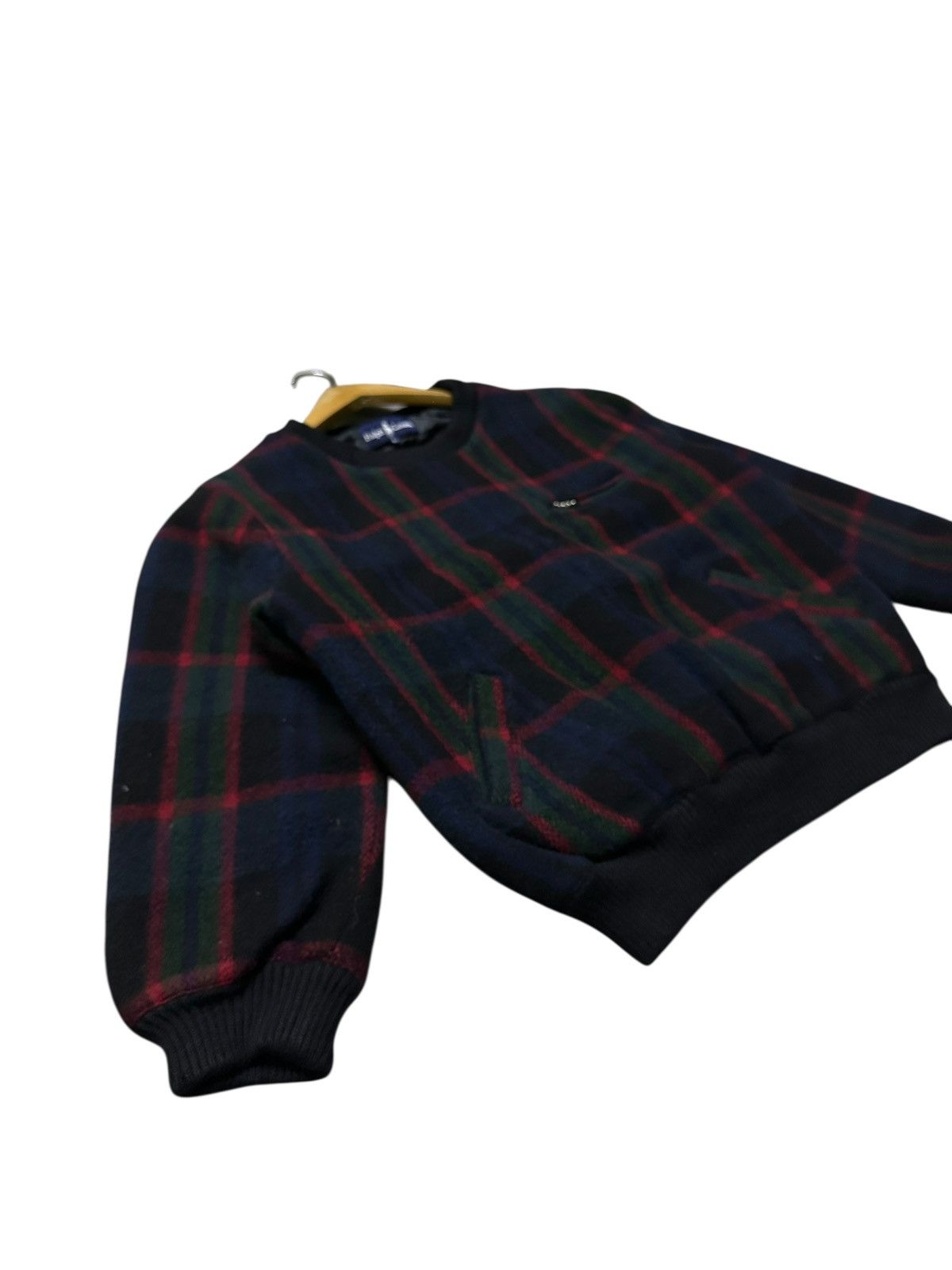 Polo Ralph Lauren Polo ralph laurent tartan wool sweatshirt Size US L / EU 52-54 / 3 - 5 Thumbnail