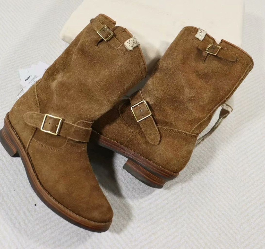 VISVIM T.W.O. BOOTS-FOLK US9 DK.BROWN - ブーツ