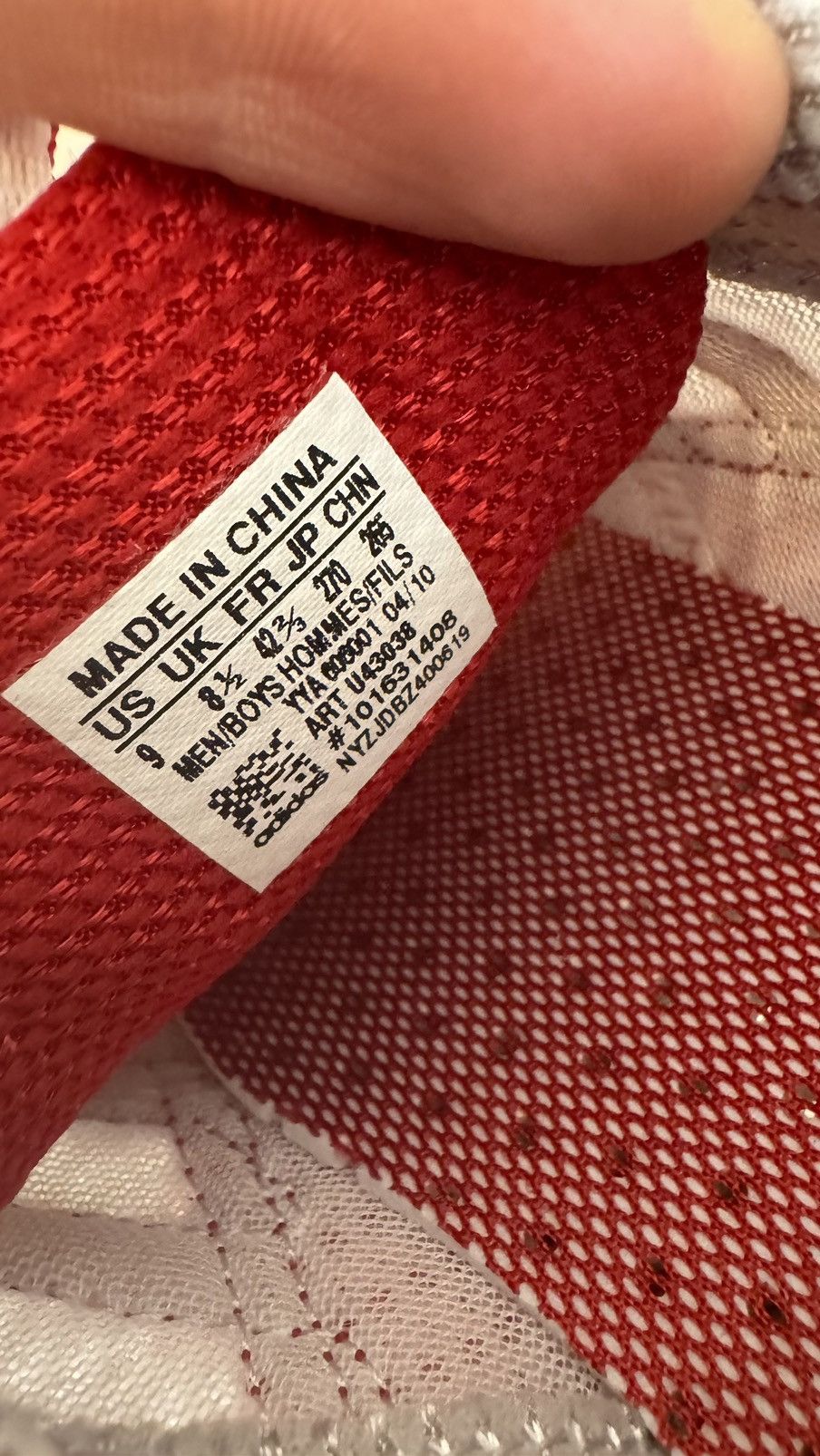 Adidas × Vintage Adidas 2010 white red sneakers vintage 00s y2k shoes rare Size US 9 / EU 42 - 8 Thumbnail