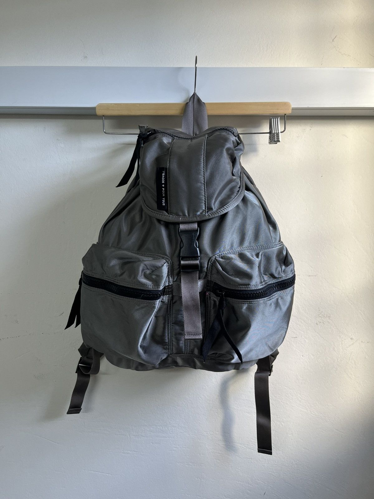 Yohji Yamamoto Vintage Y’saccs Sand Backpack Size ONE SIZE - 1 Thumbnail