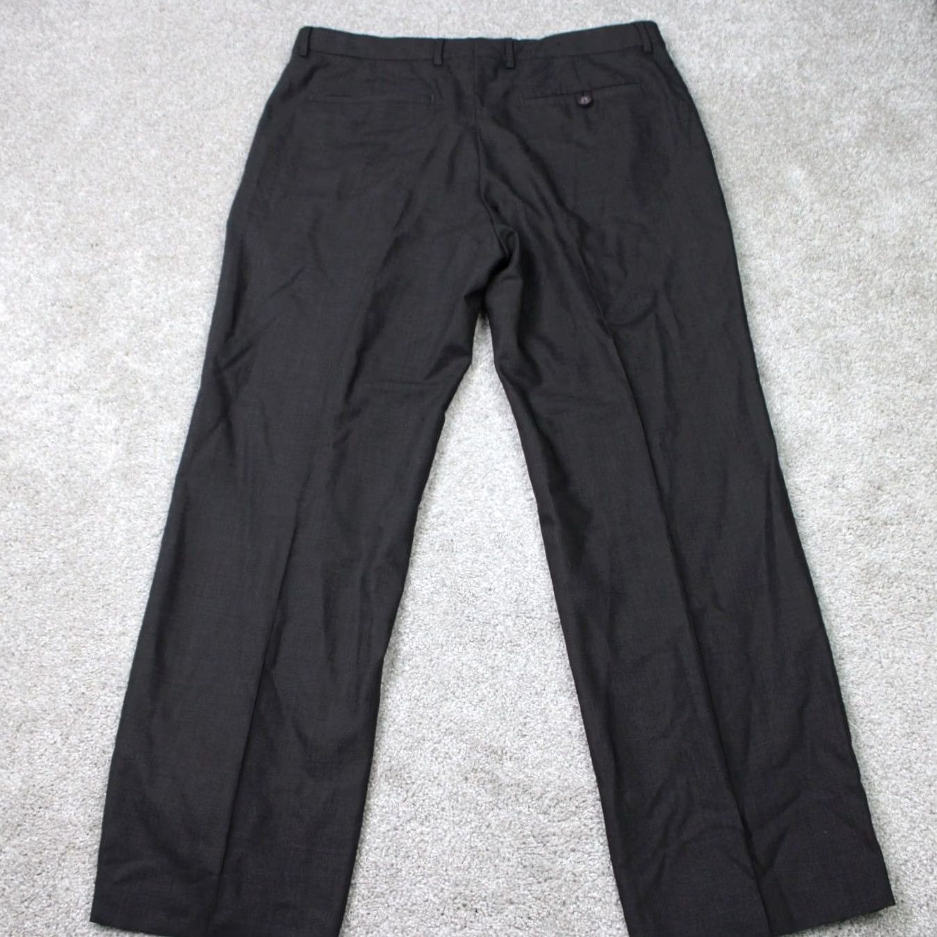 Banana Republic Banana Republic Pants Mens 35x30 Brown Wool Flat Front Dress Pants Slim Straight Fits Casual Business Formal Loose Size US 35 - 5 Thumbnail