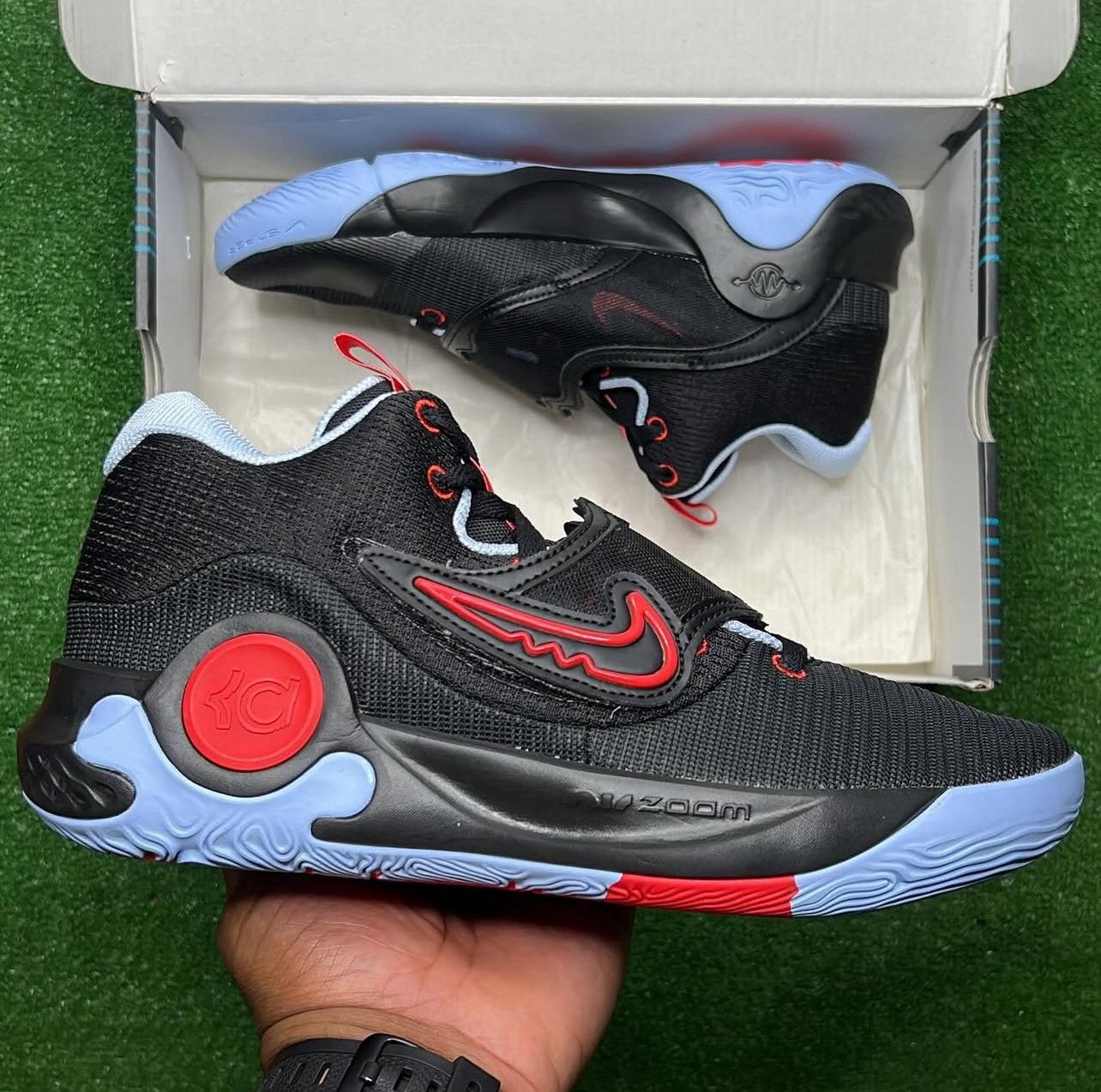 Nike KD Trey 5 X 'Black Light Crimson' Size US 9.5 / EU 42-43 - 3 Thumbnail