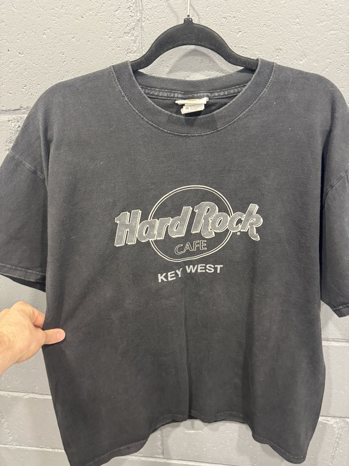 Hard Rock Cafe Vintage 90’s faded black Hard Rock Cafe shirt Size US L / EU 52-54 / 3 - 3 Thumbnail