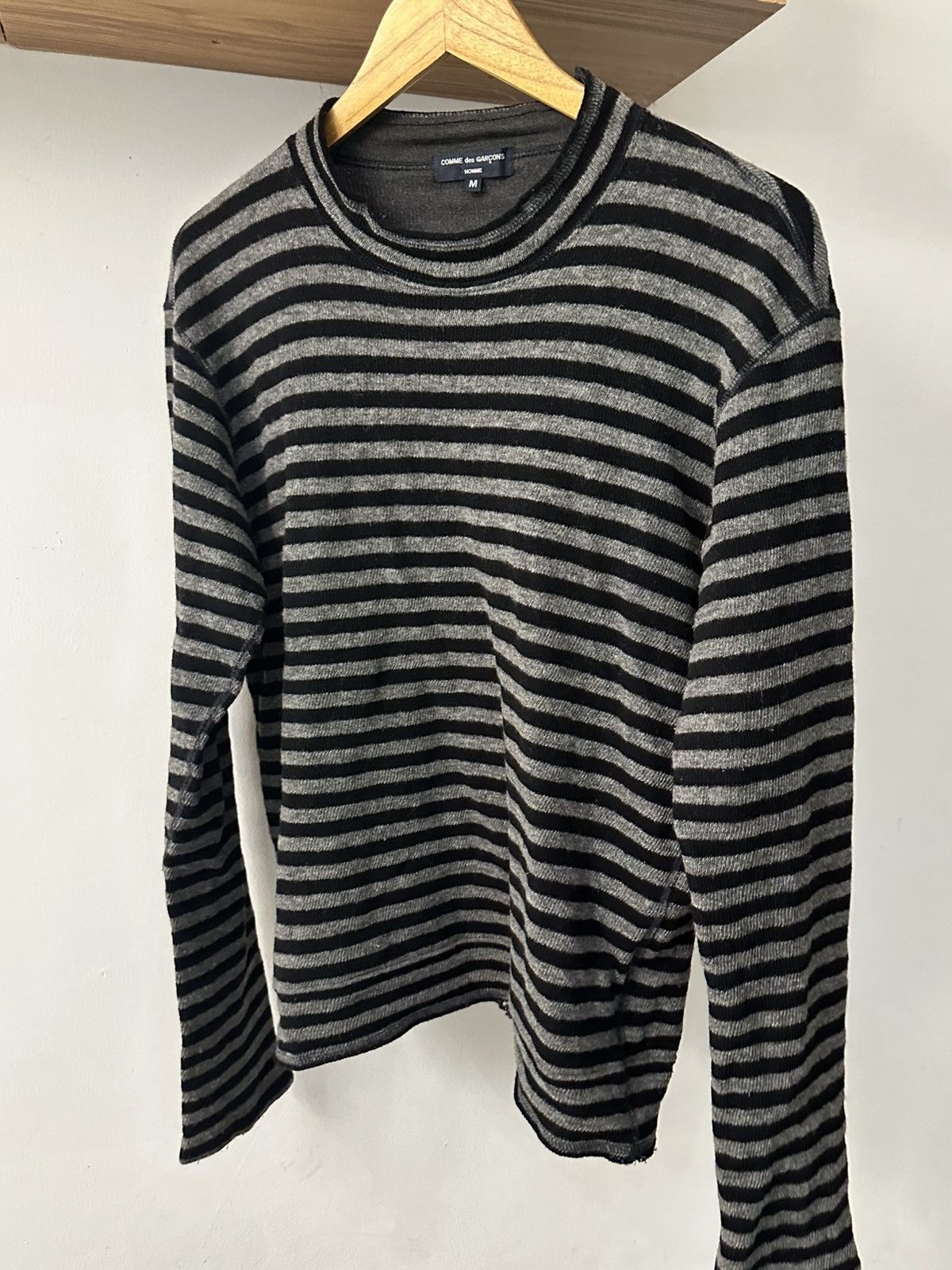Comme des Garcons AW13 Comme des Garcons Stripes Mohair Sweater L/S Size US M / EU 48-50 / 2 - 4 Thumbnail
