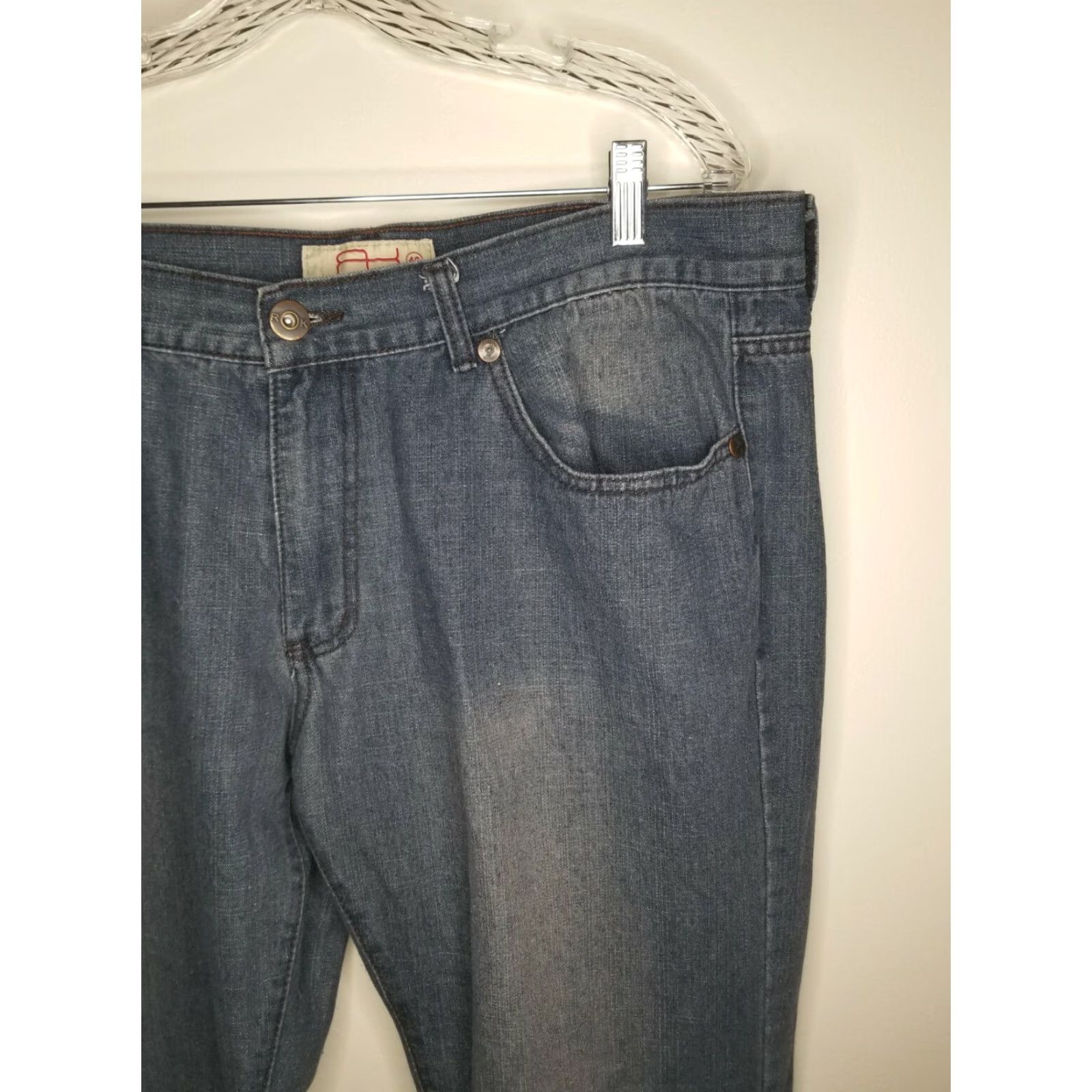 rokh VINTAGE Rok Jeans Men 40/34 Blue Straight Size 40 Inseam 34 Mens Size US 40 / EU 56 - 2 Thumbnail