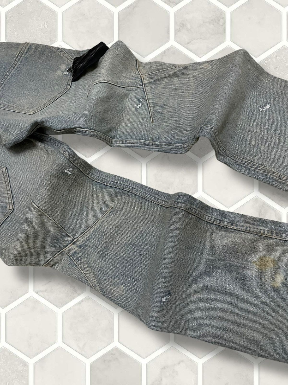 Tornado Mart Vintage Original Designer Japan RNA Punk Mudwash Denim Size US 31 - 15 Thumbnail