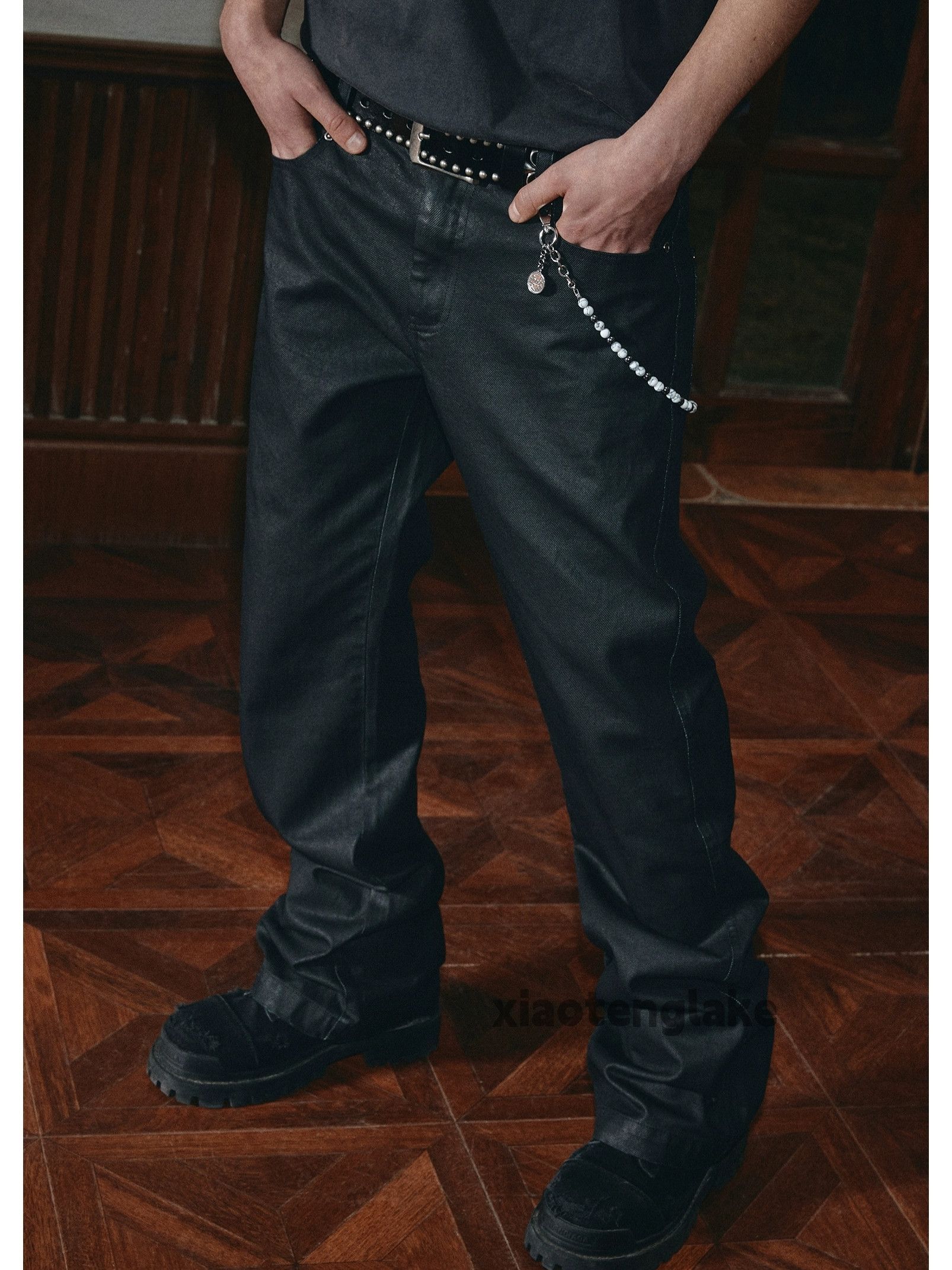 Designer × Jean × Vintage wax utility punk grunge bootcut hiphop jeans Size US 36 / EU 52 - 8 Thumbnail