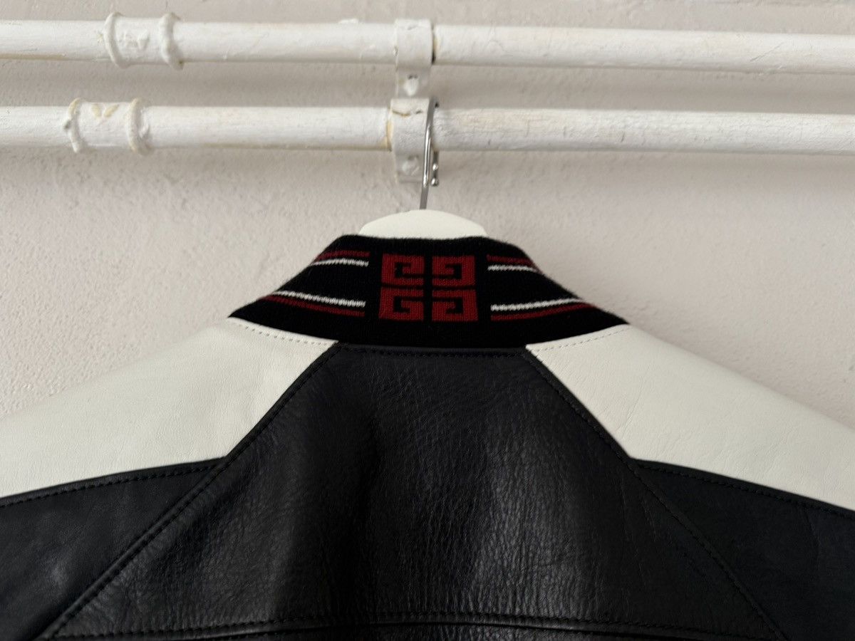 Givenchy Givenchy Calfskin Varsity Jacket with Embroidered Logo Size US L / EU 52-54 / 3 - 8 Thumbnail