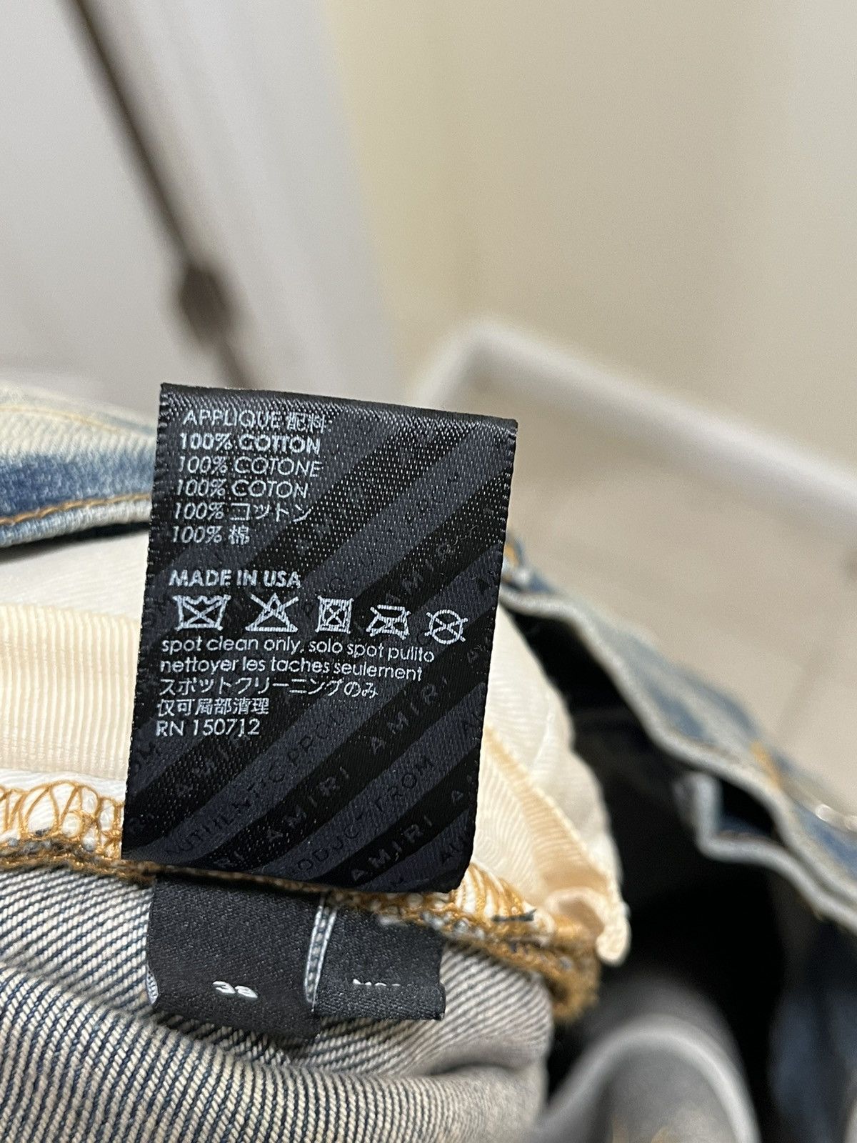 Amiri Amiri Core Logo Jean Sz 38 Size US 38 / EU 54 - 17 Thumbnail