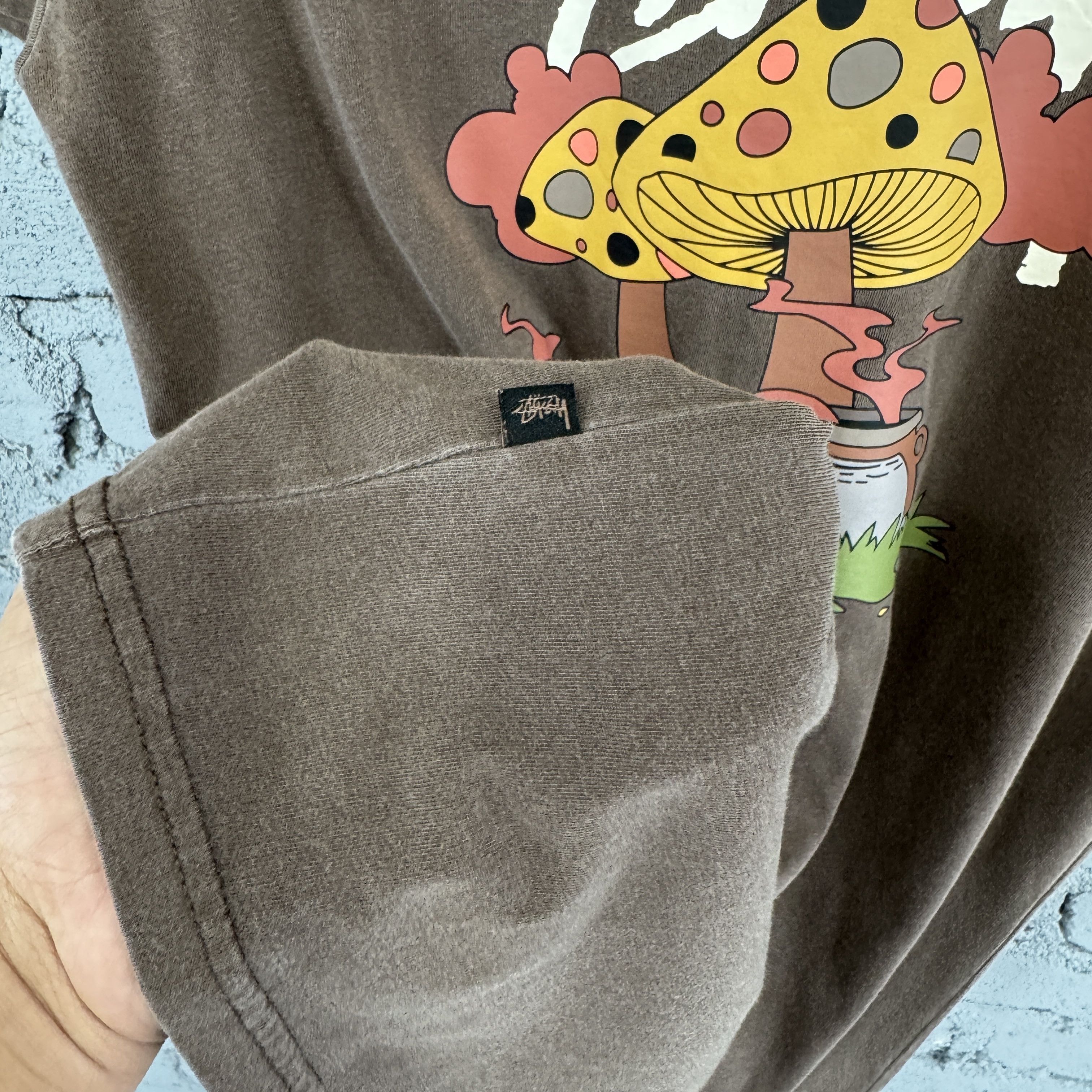 Stussy Rare Stüssy Something's Cookin' Colourful Mushroom Tshirt Size US S / EU 44-46 / 1 - 6 Thumbnail