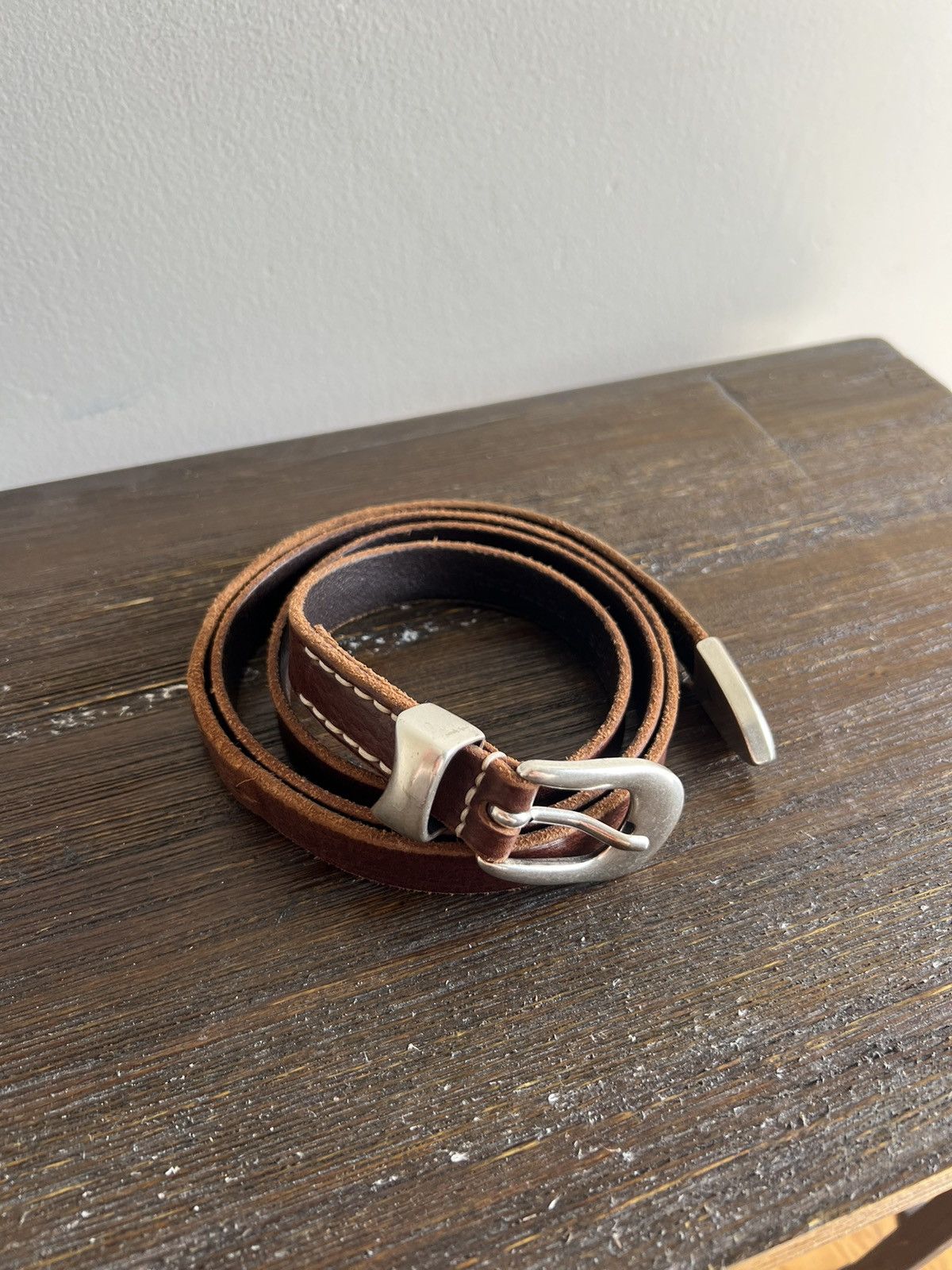 Our Legacy Our Legacy 4cm double tongue belt - 90cm | Grailed