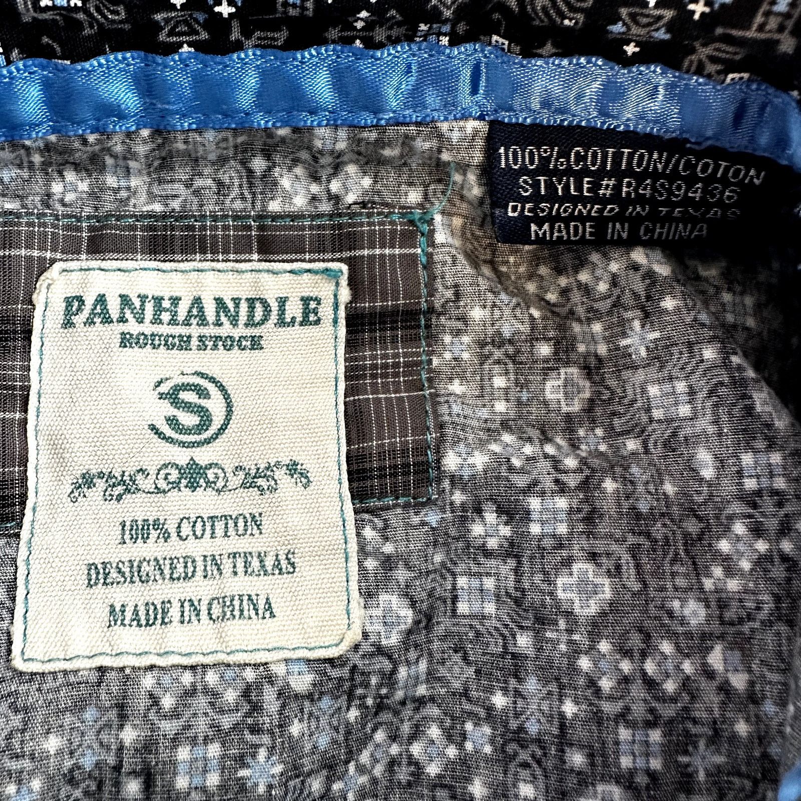 Panhandle Slim Panhandle Rough Stock Cape Coral Button Down Pearl Snap Blue Size S / US 4 / IT 40 - 4 Thumbnail